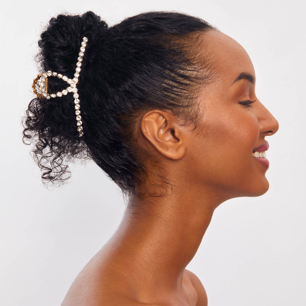 Kitsch | Rhinestone Loop Claw Clip