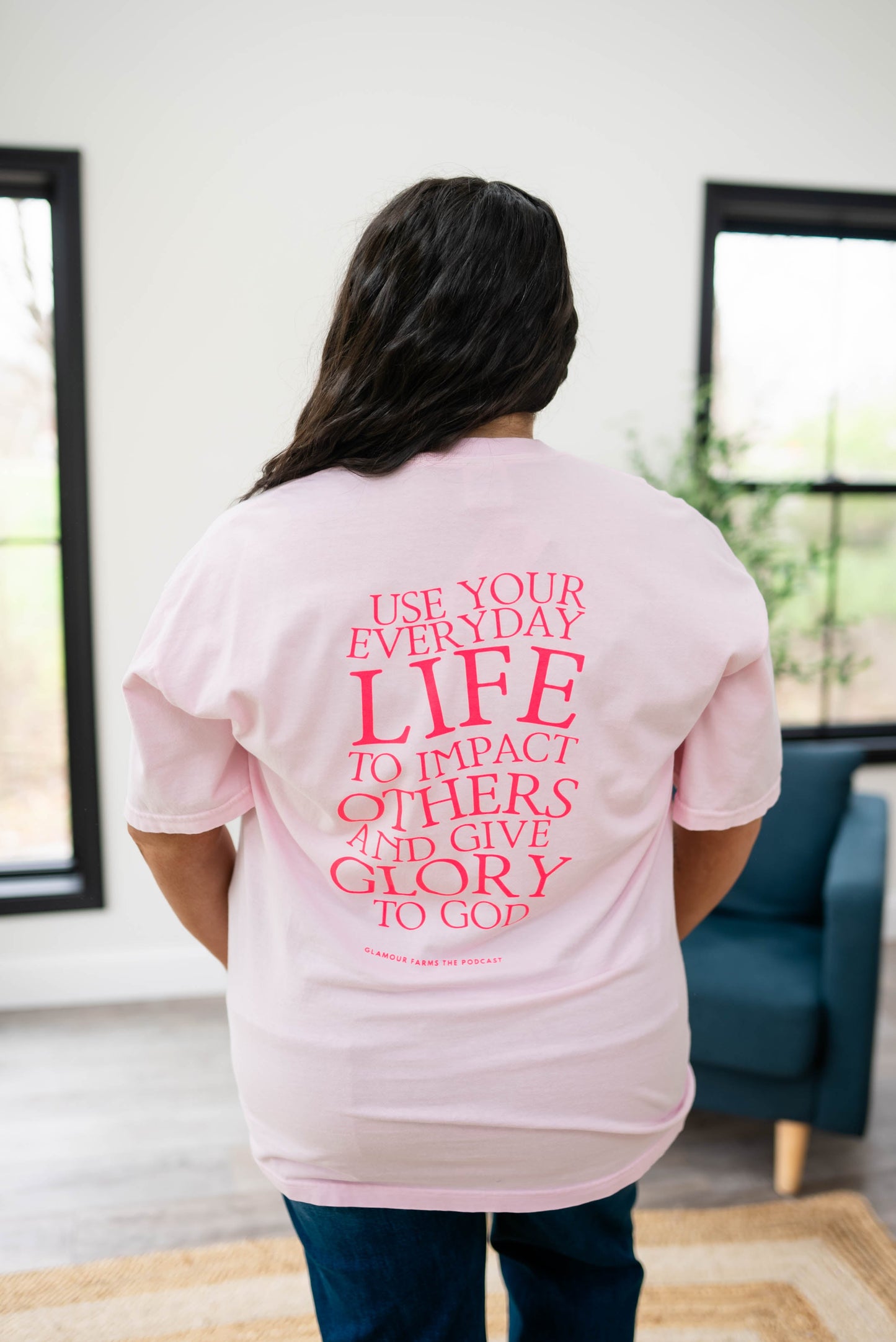 Living Proof Glamour Farms Podcast Graphic Tee *Final Sale*