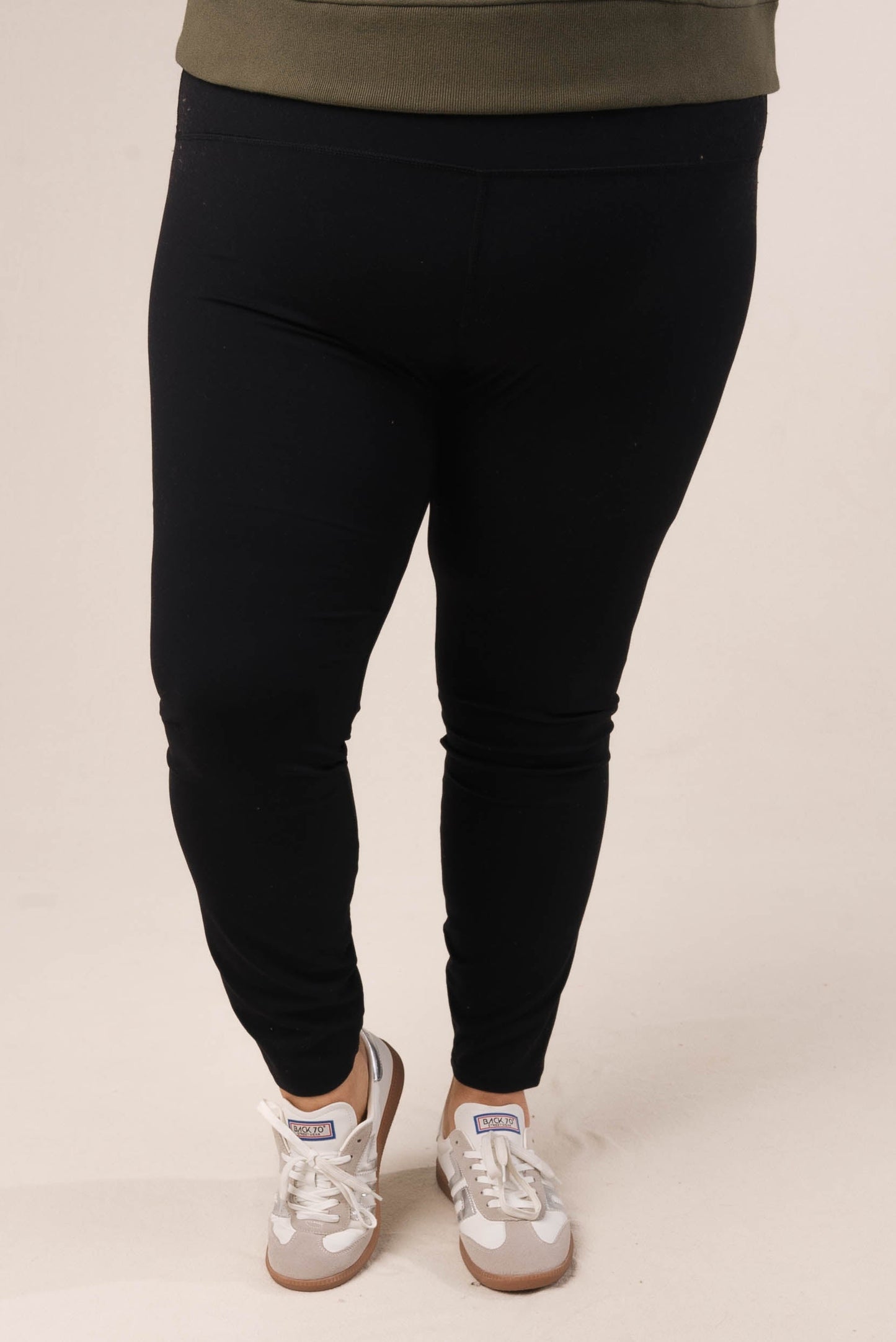 High Waist Athleisure Ankle Leggings