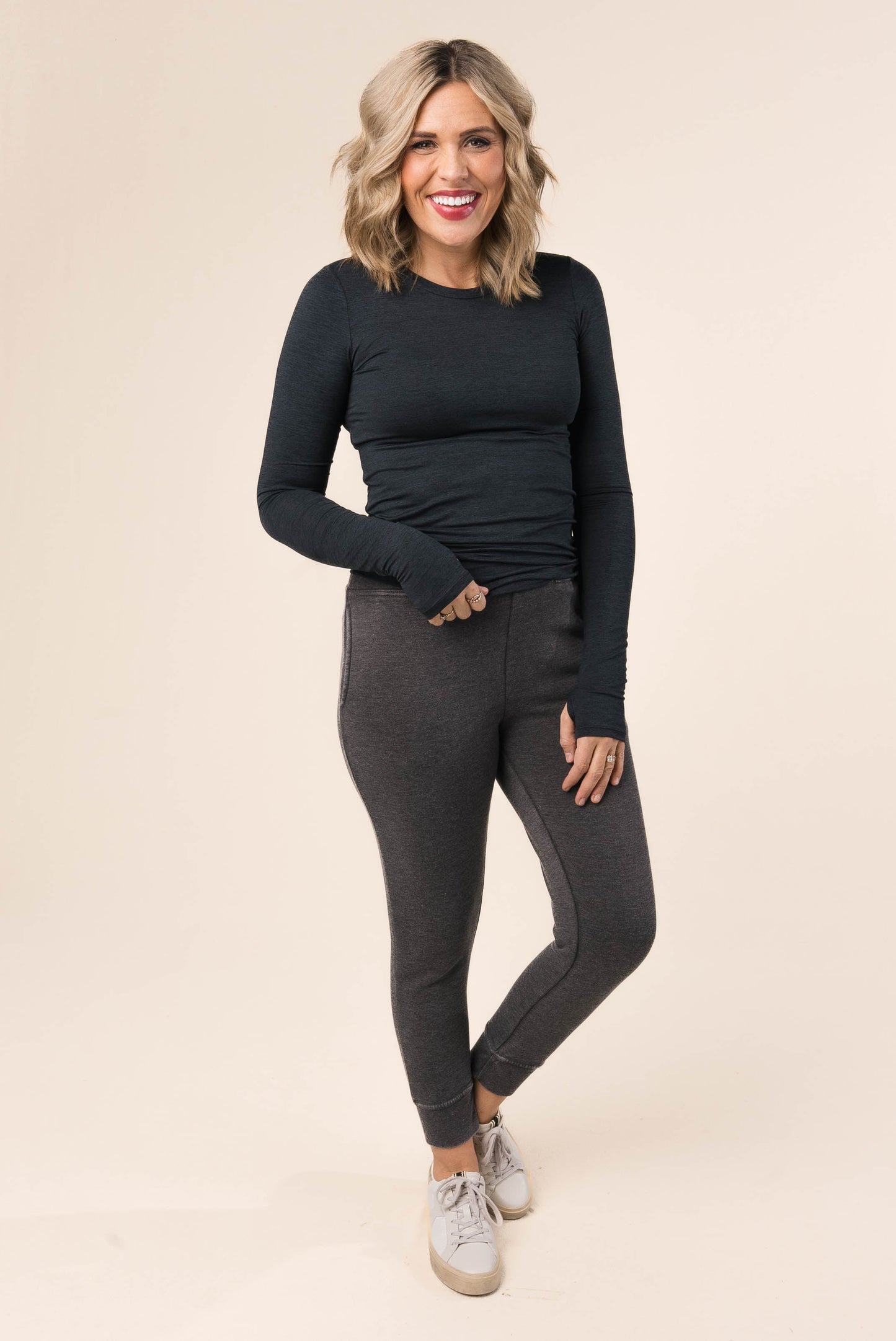 Moisture Wicking Thumbhole Top