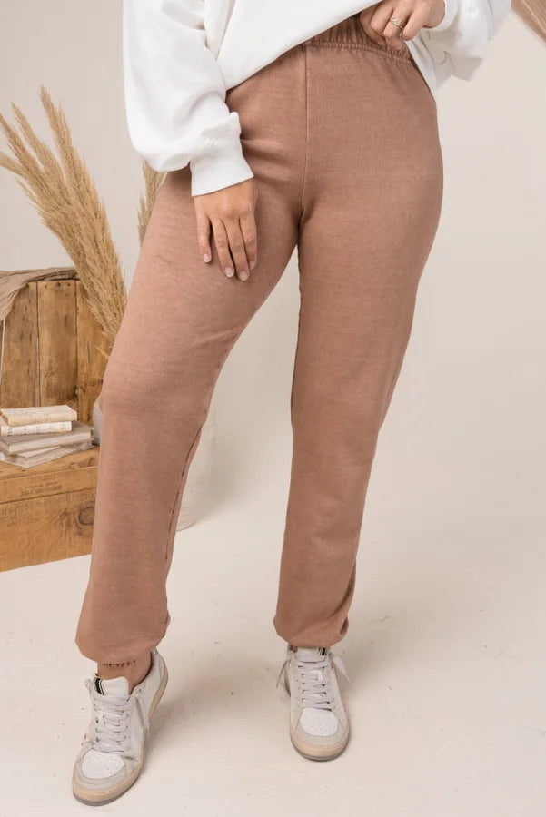 Washed Organic Cotton Joggers