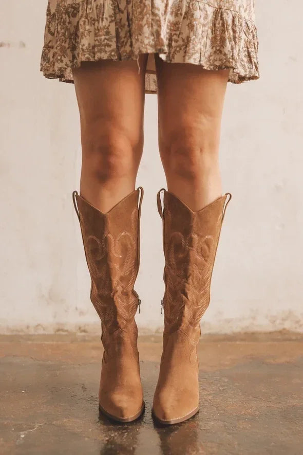 Jessie Embroidered Western Boot