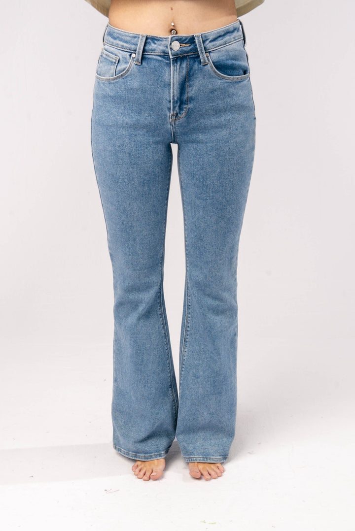 Risen High Rise Classic Flare Jeans *Final Sale*