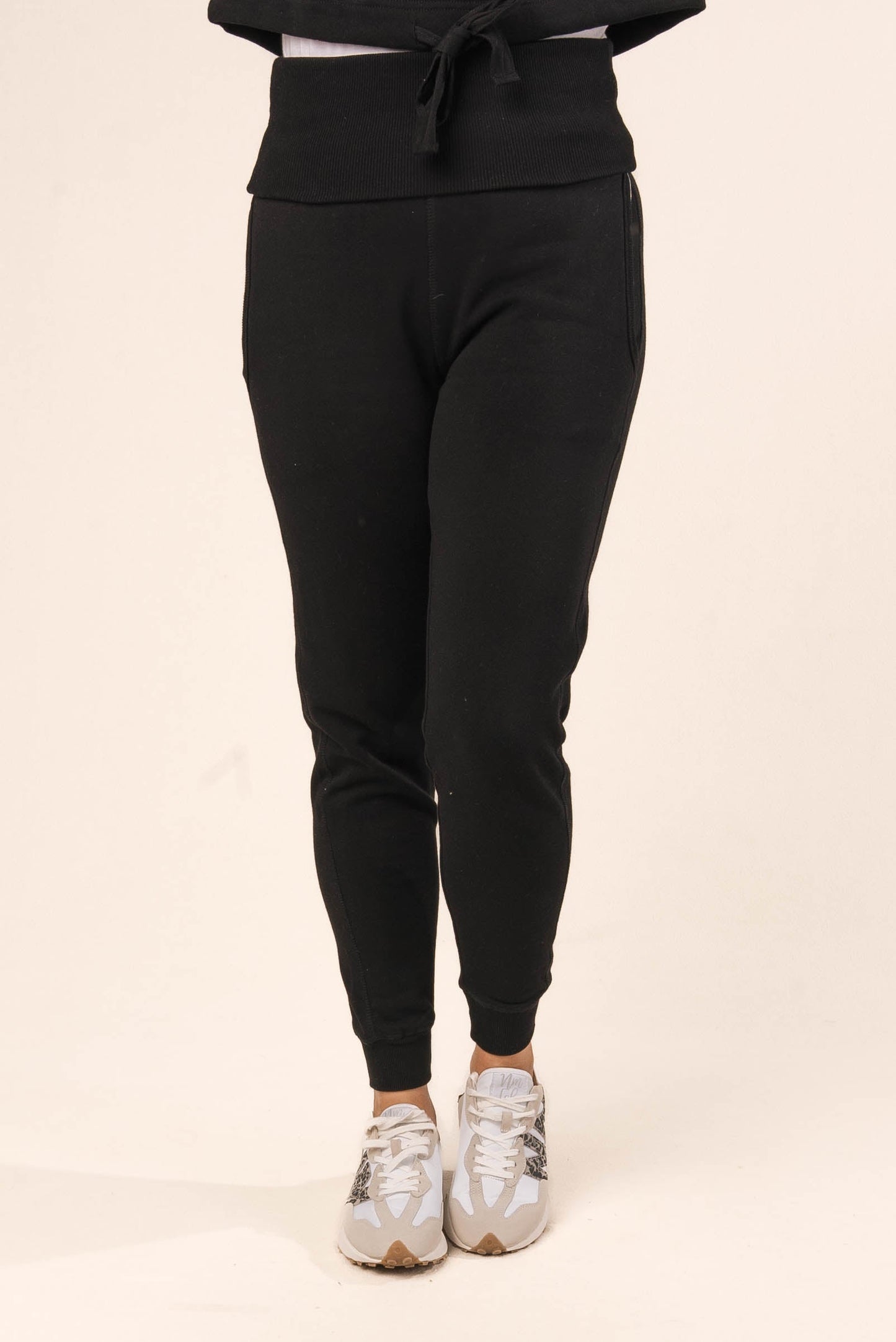 Foldover Fleece Lined Joggers