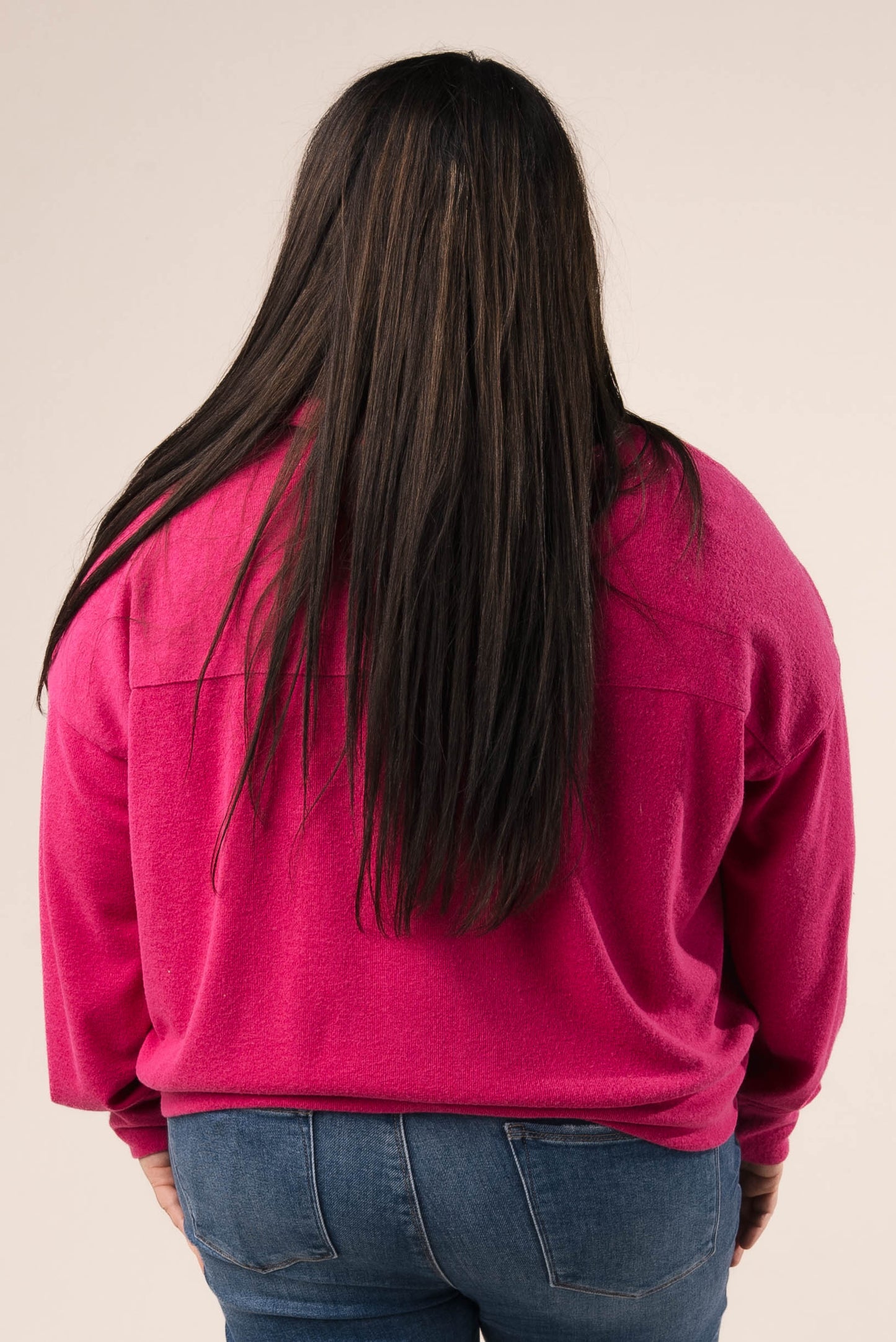 Brushed Half Zip Pullover *Final Sale*