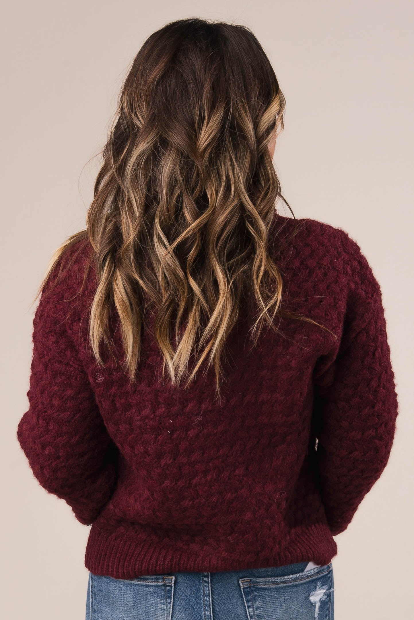 Basketweave Turtleneck Sweater *Final Sale*