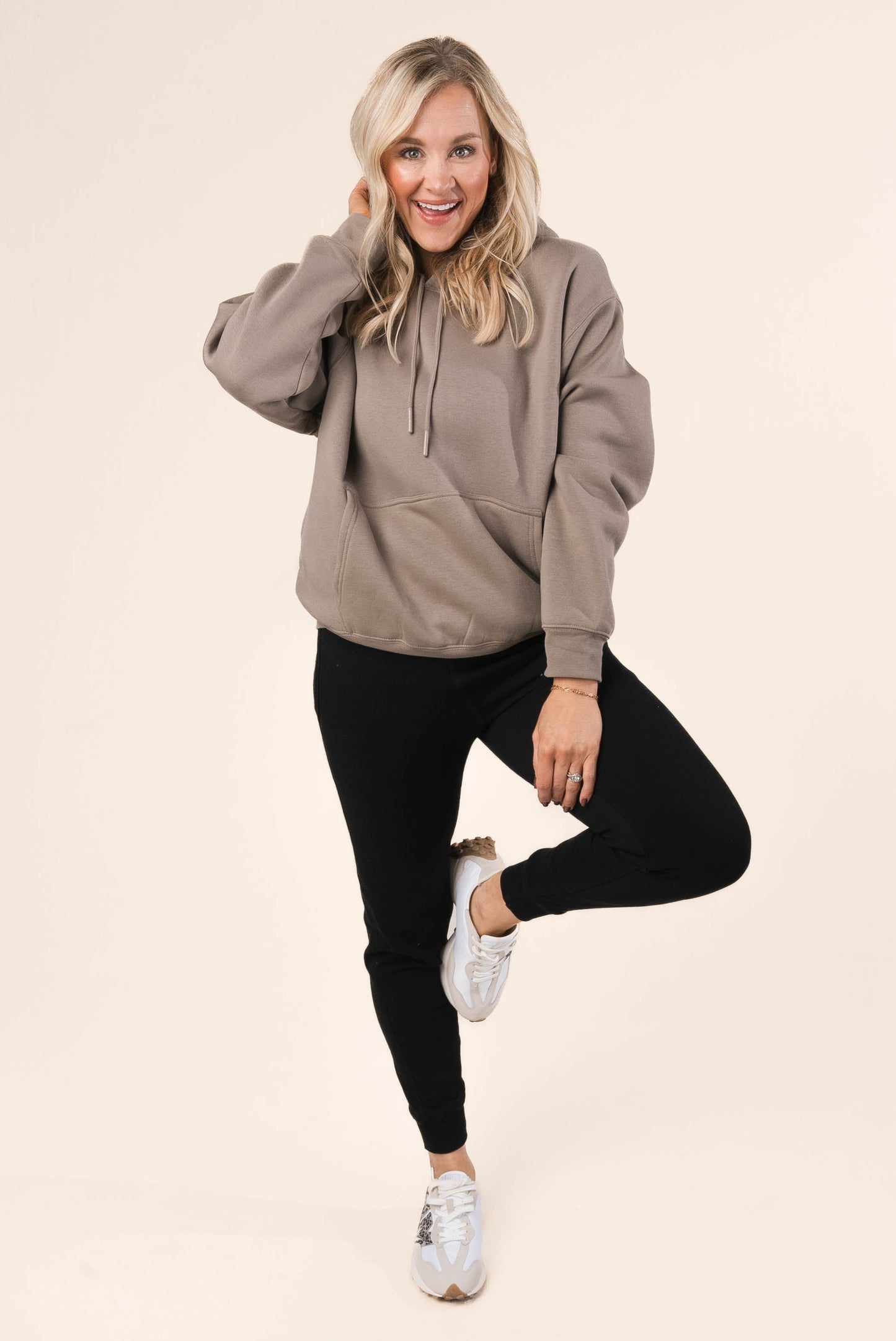 French Terry Hooded Pullover