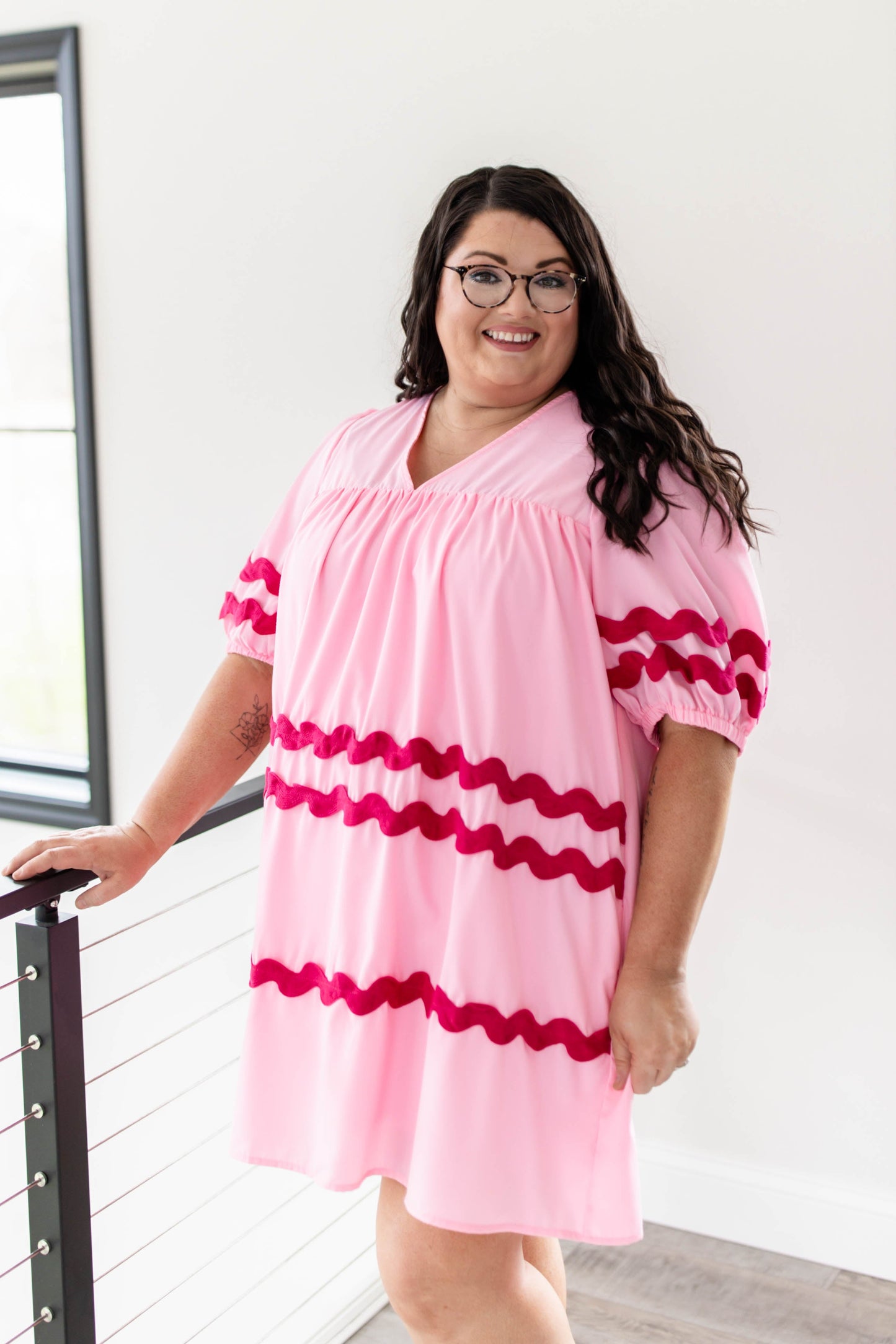 Rick Rack Trim Babydoll Dress *Final Sale*
