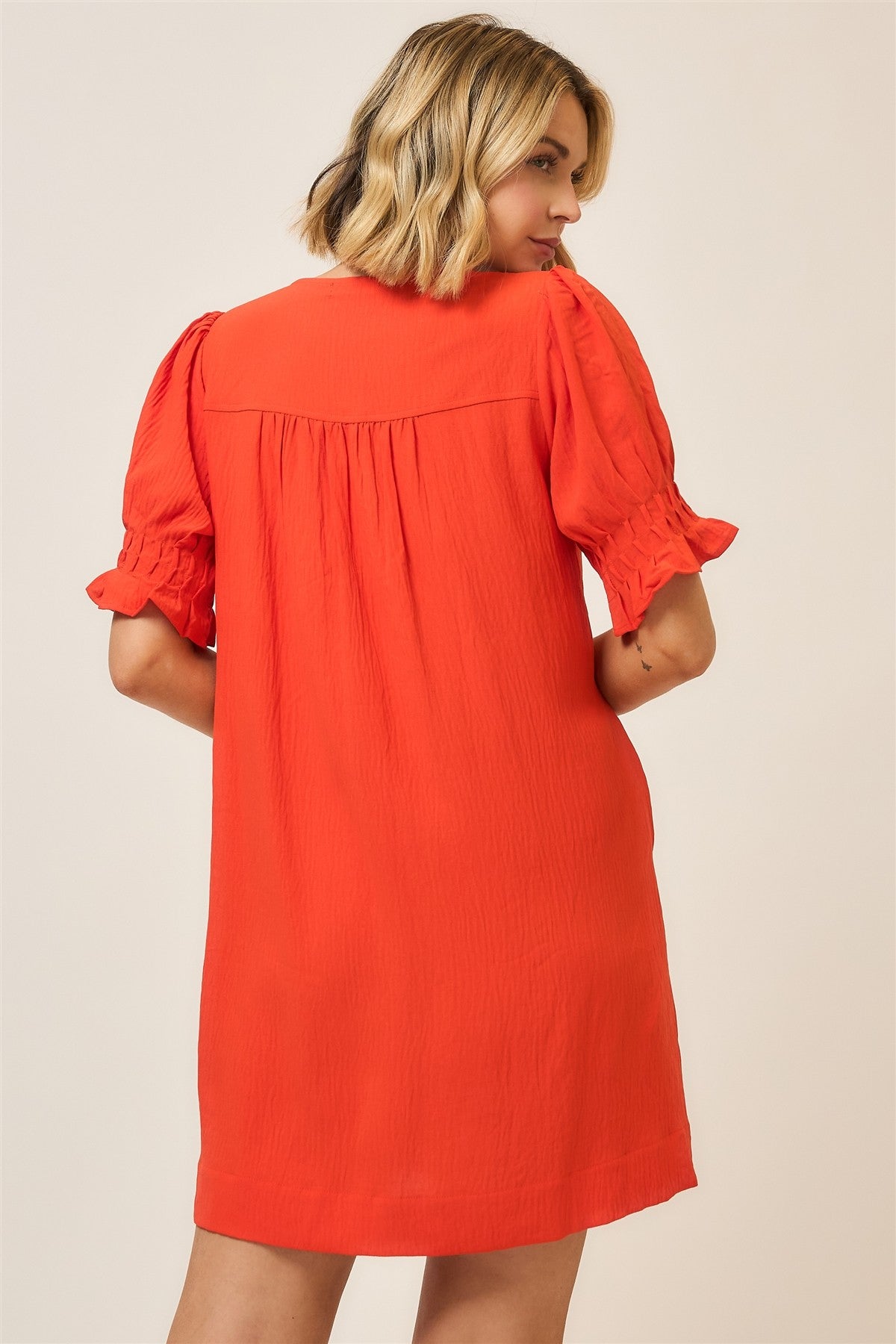 Sun Kissed Sands Pintucked Dress