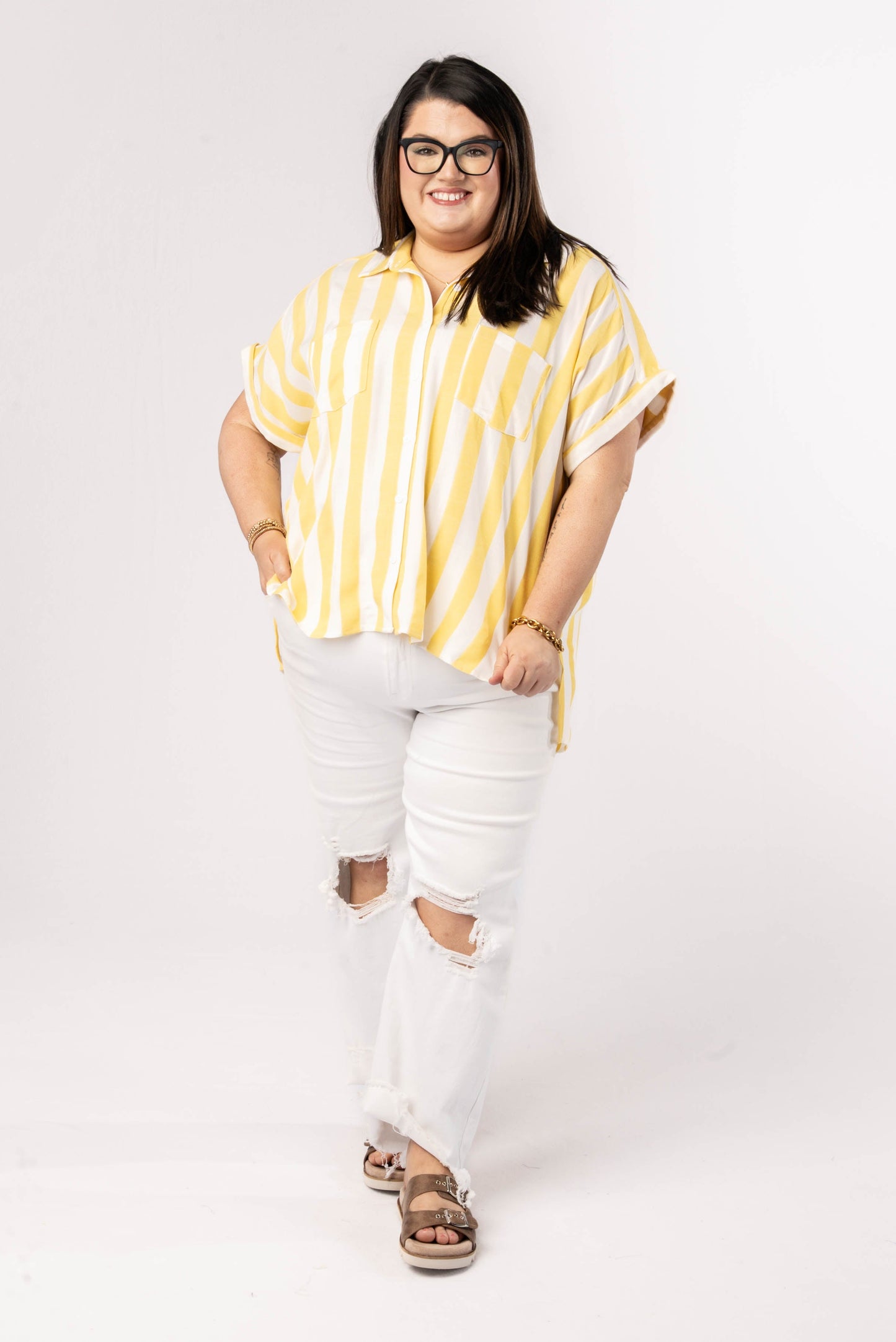 Striped Dolman Shirt