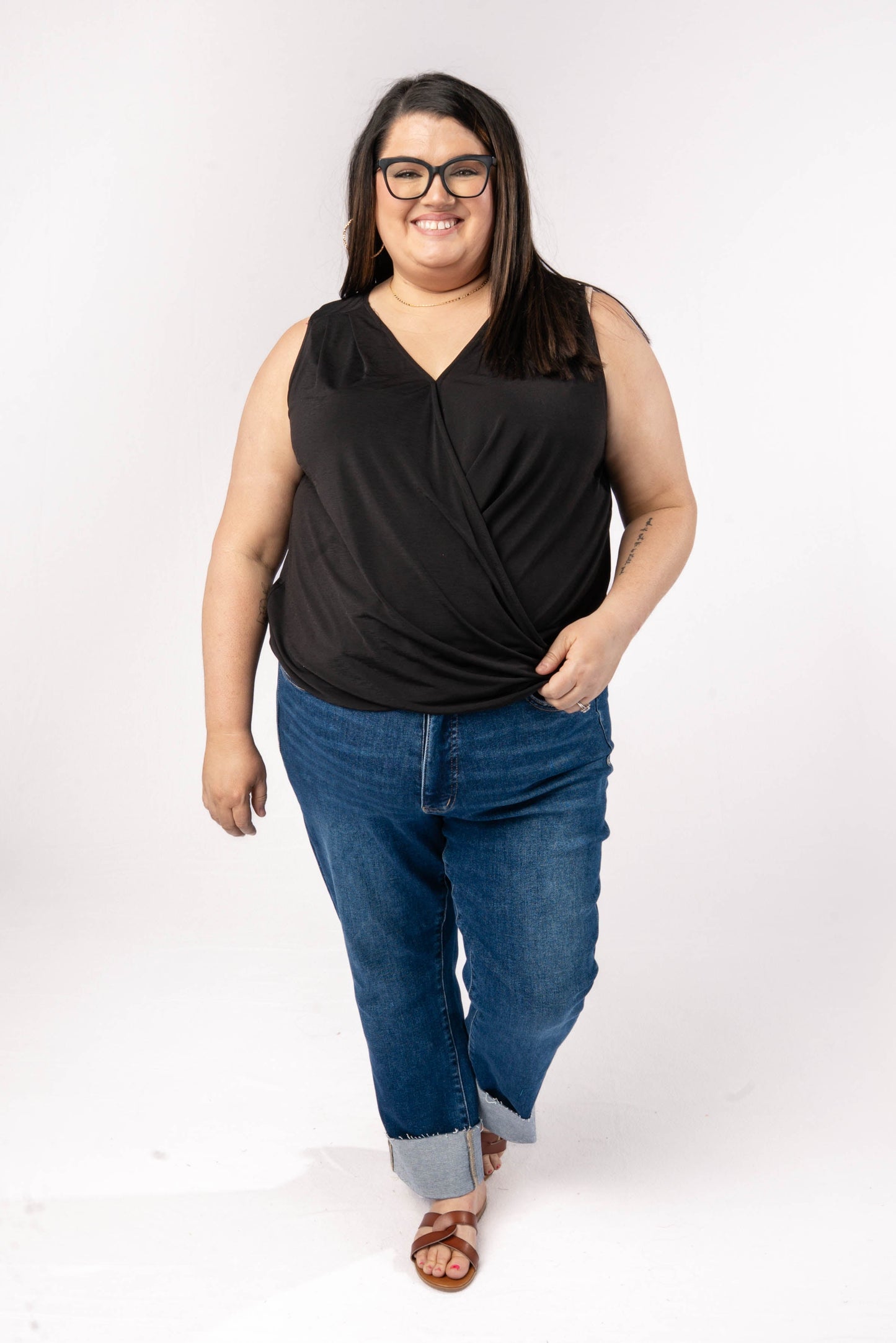 Charm Surplice Tank