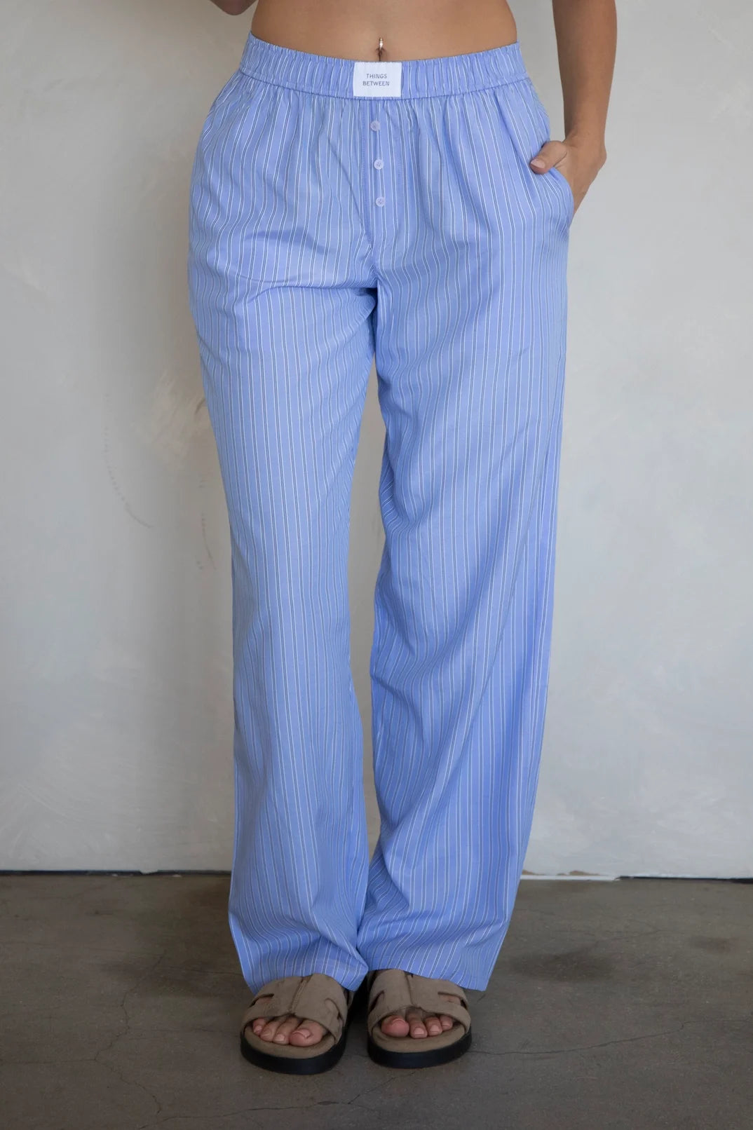 Striped Straight Leg Pajama Pant