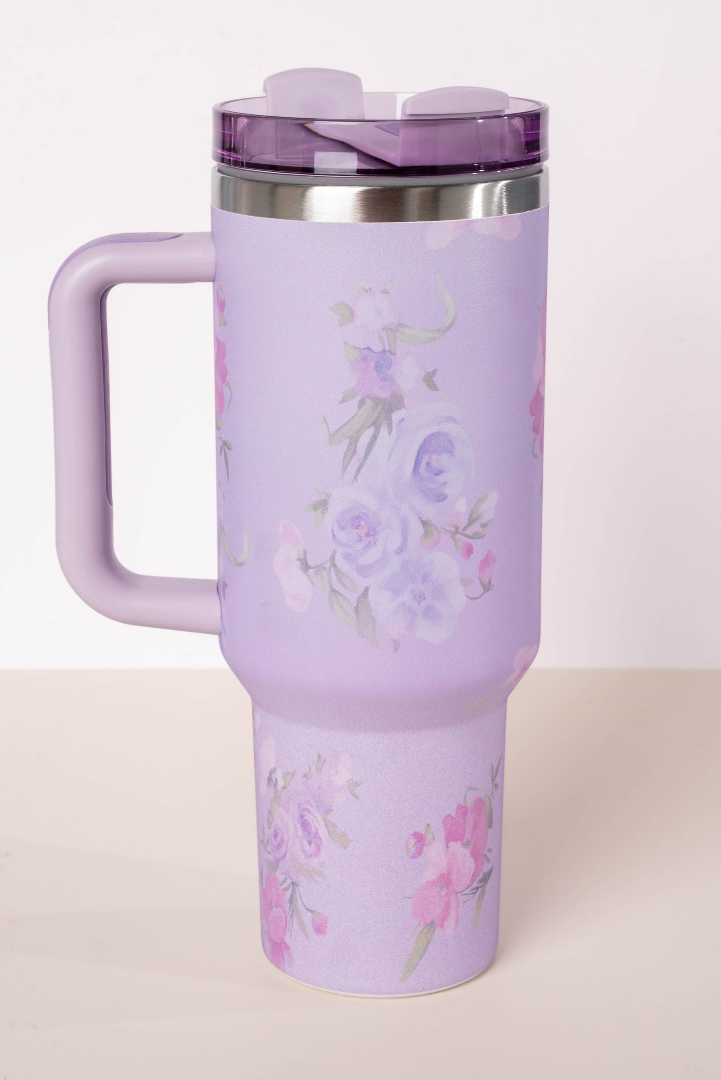 Floral Tumbler - 40 oz