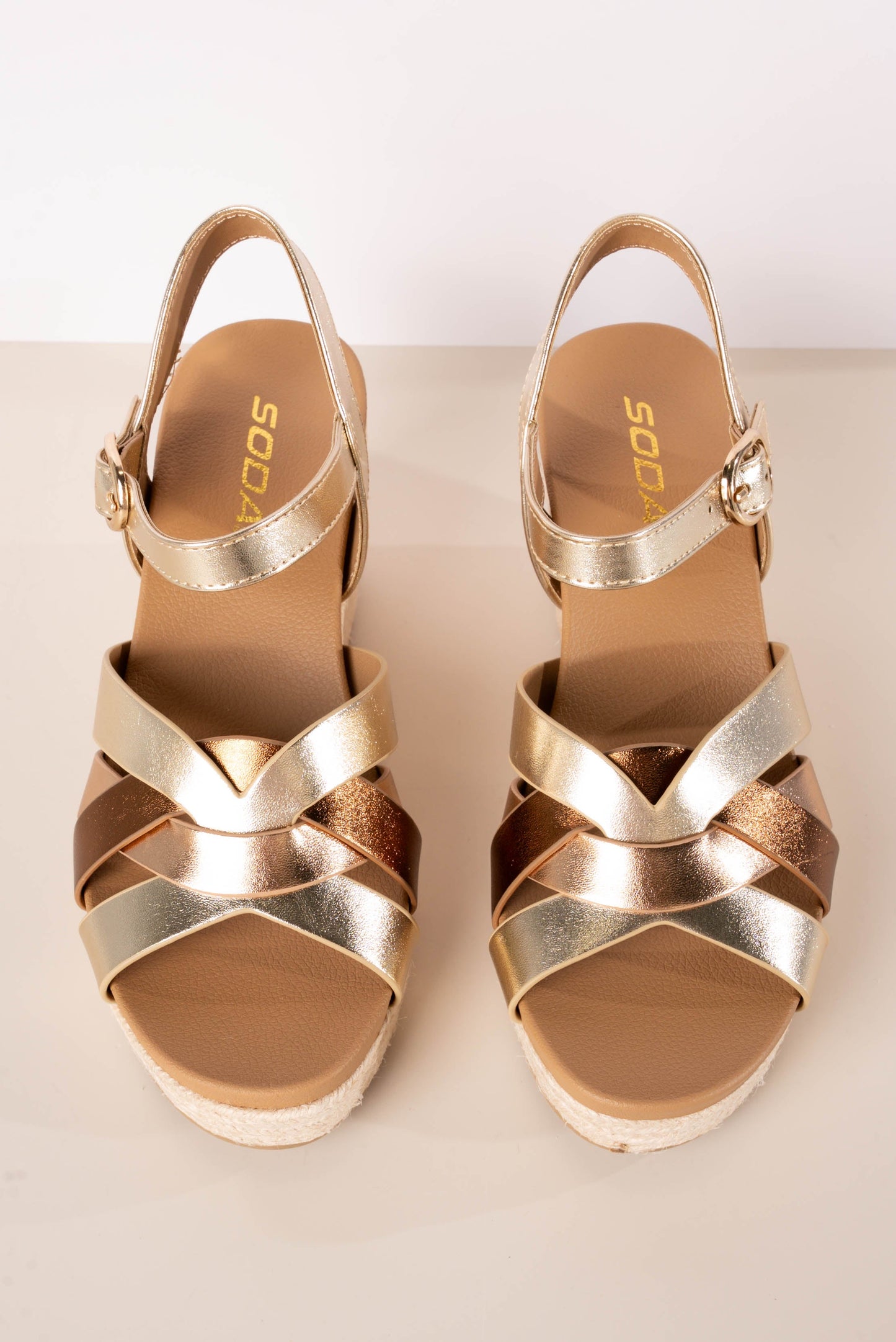 Tier Espadrille Wedge Sandal