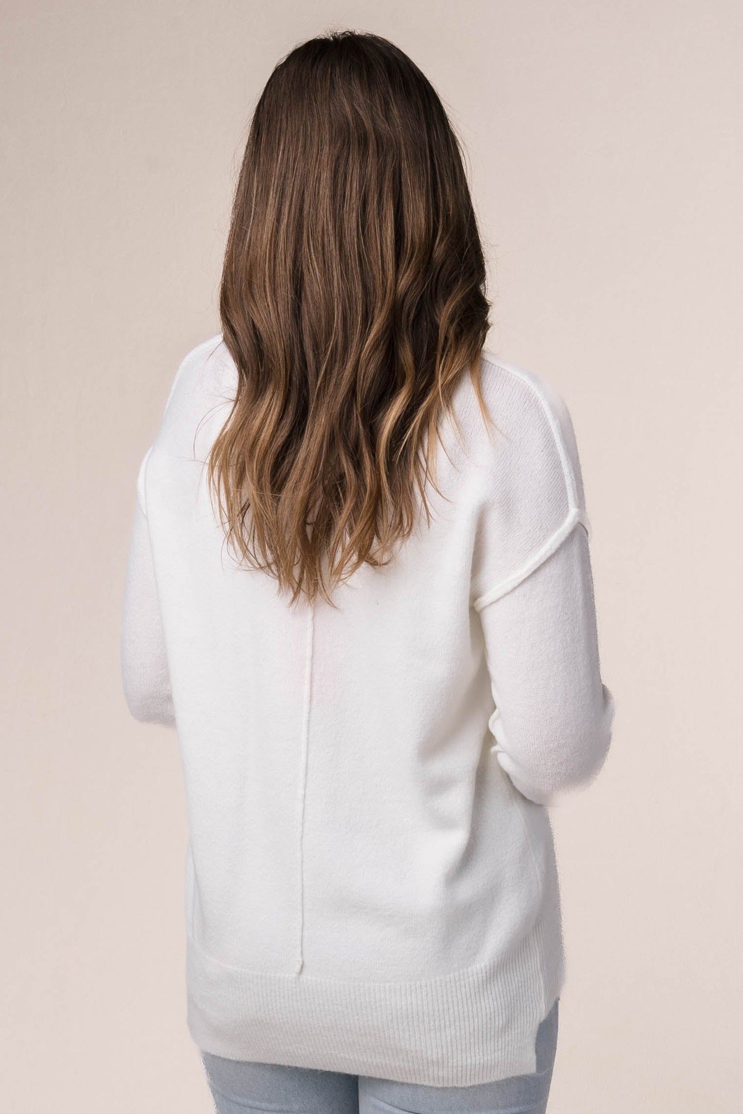 Melange Knit Hi-Lo Sweater *Final Sale*