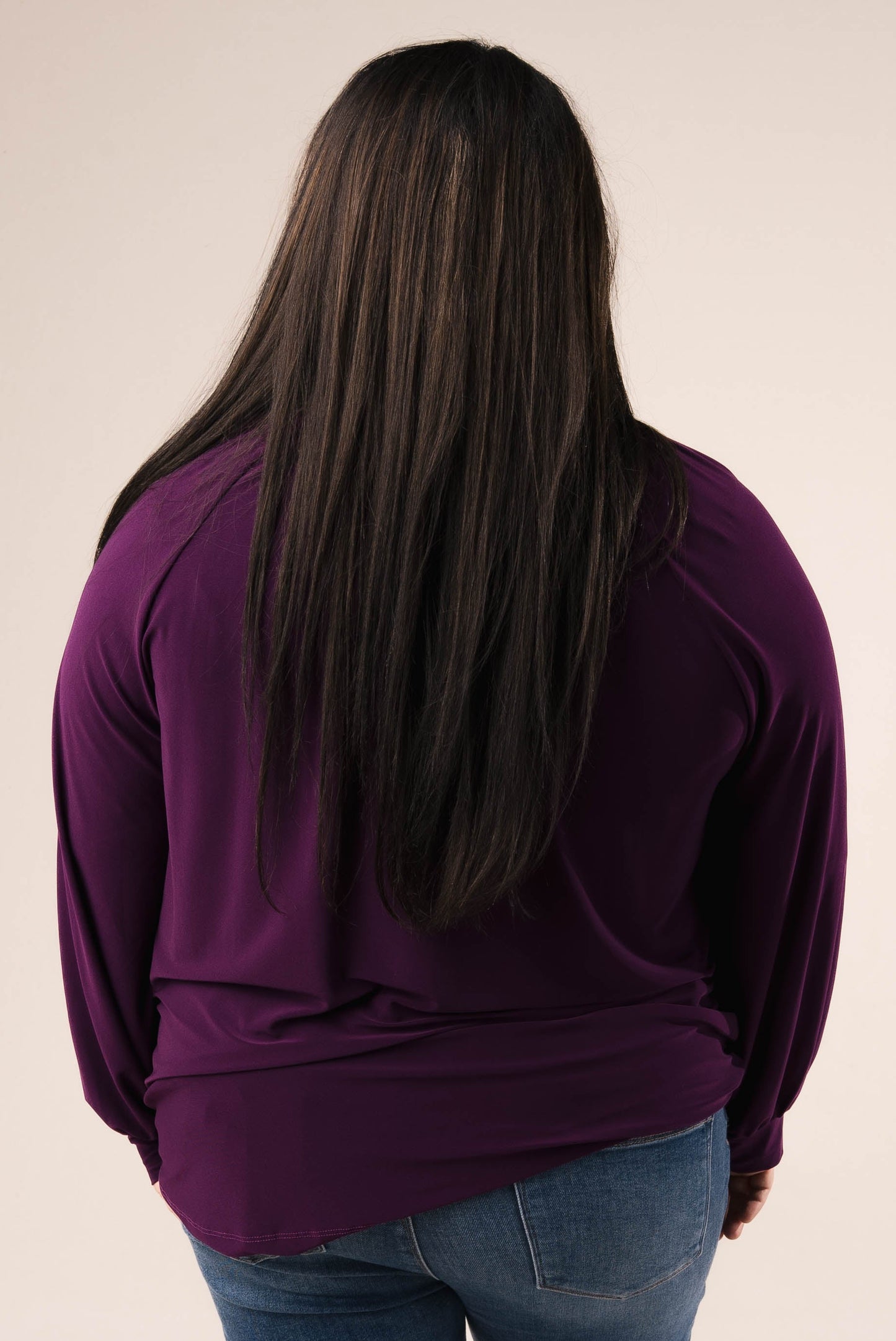 Shirred Mock Neck Top *Final Sale*