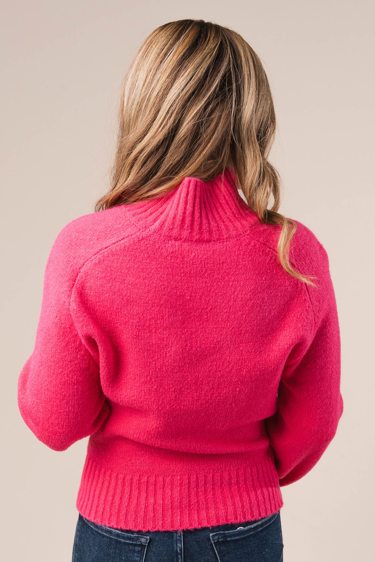 Mock Neck Raglan Sweater *Final Sale*