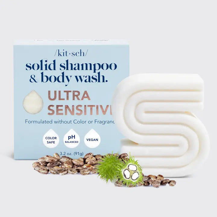 Kitsch Ultra Sensitive Shampoo + Body Wash Bar