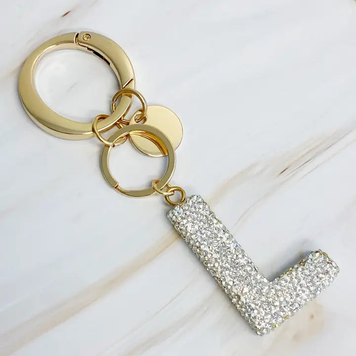 It Girl Initial Keychain