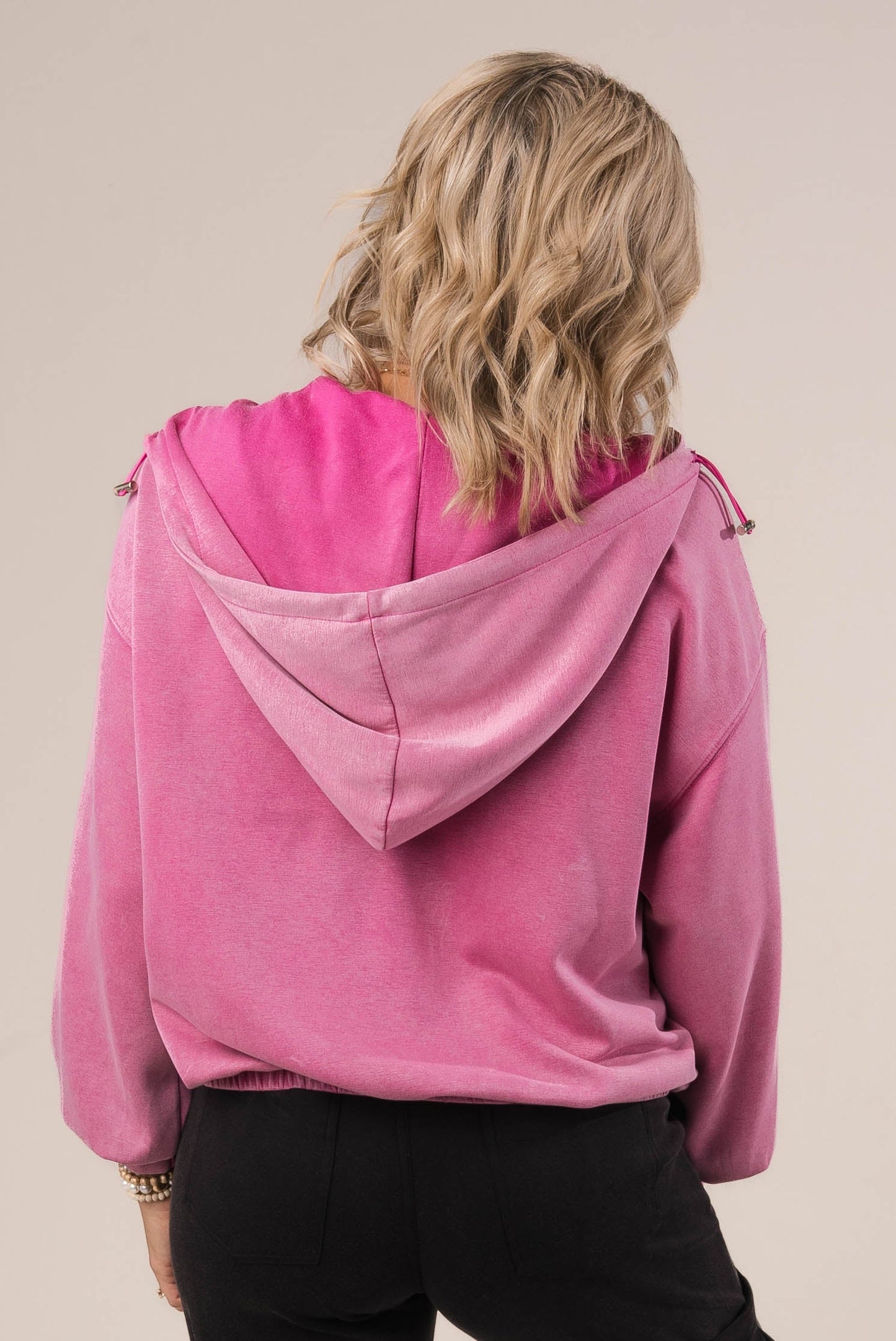 Half Zip Hooded Pullover *Final Sale*
