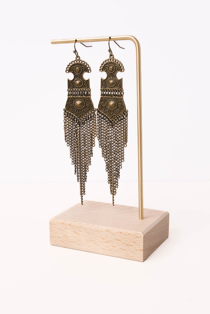 Moroccan Tassel Dangle Earrings