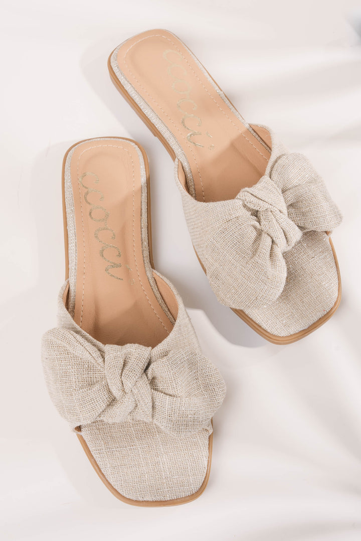 Lawrence Bow Slide Sandal