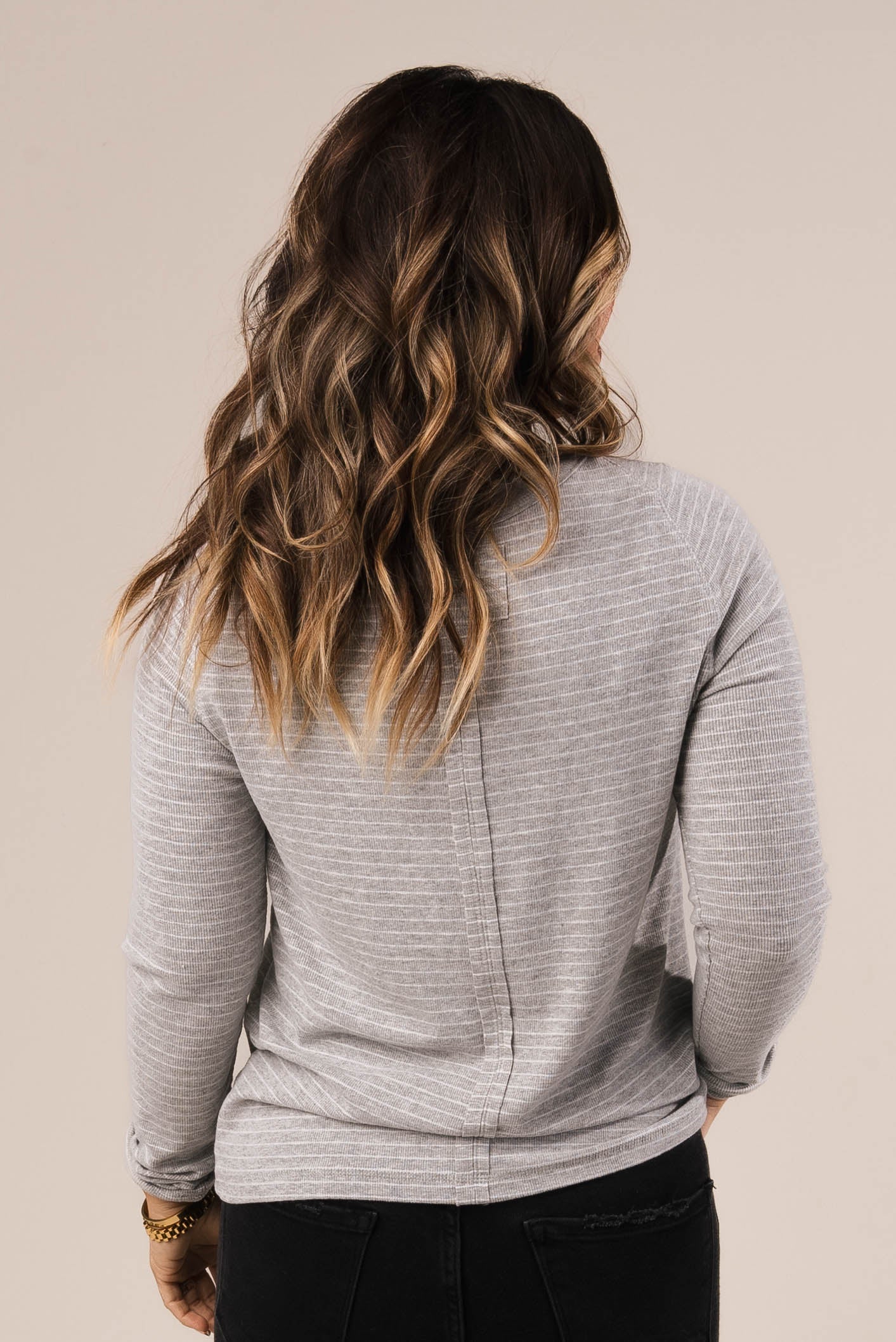 Striped Raglan Top