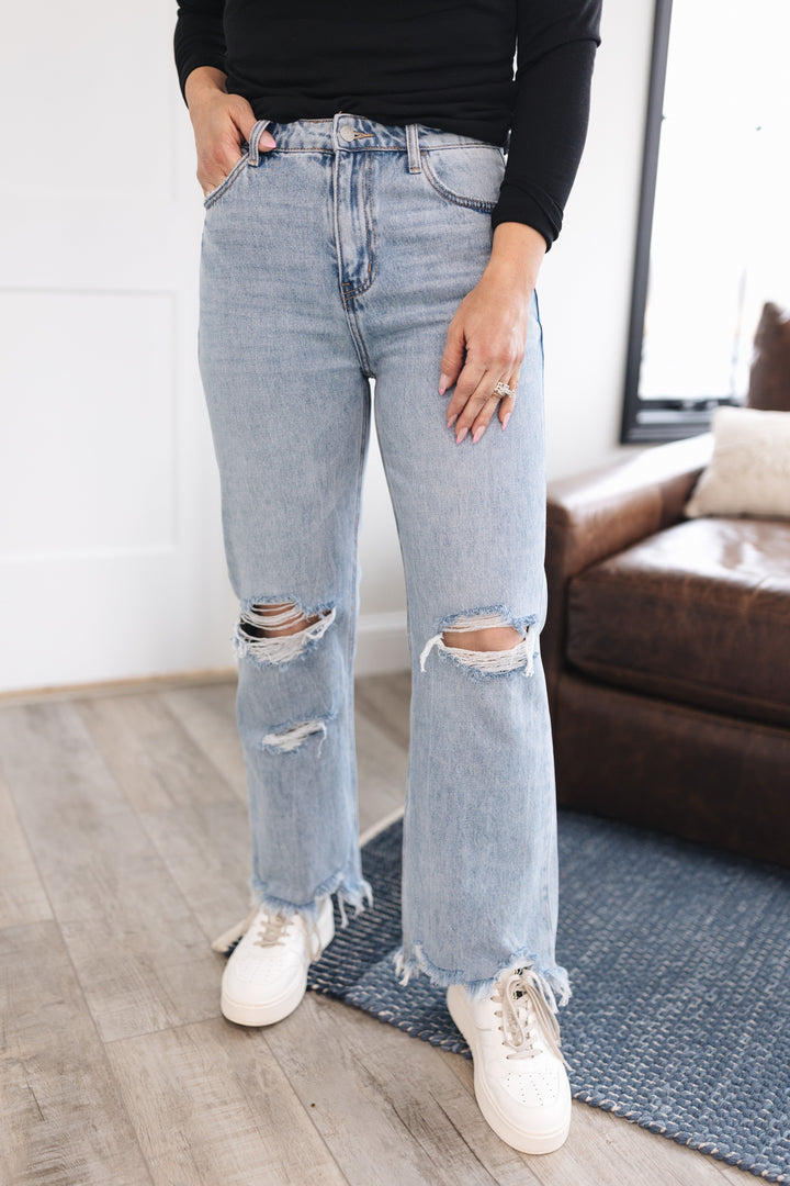 VERVET Denim | Kinsley High Rise 90's Flare Jeans