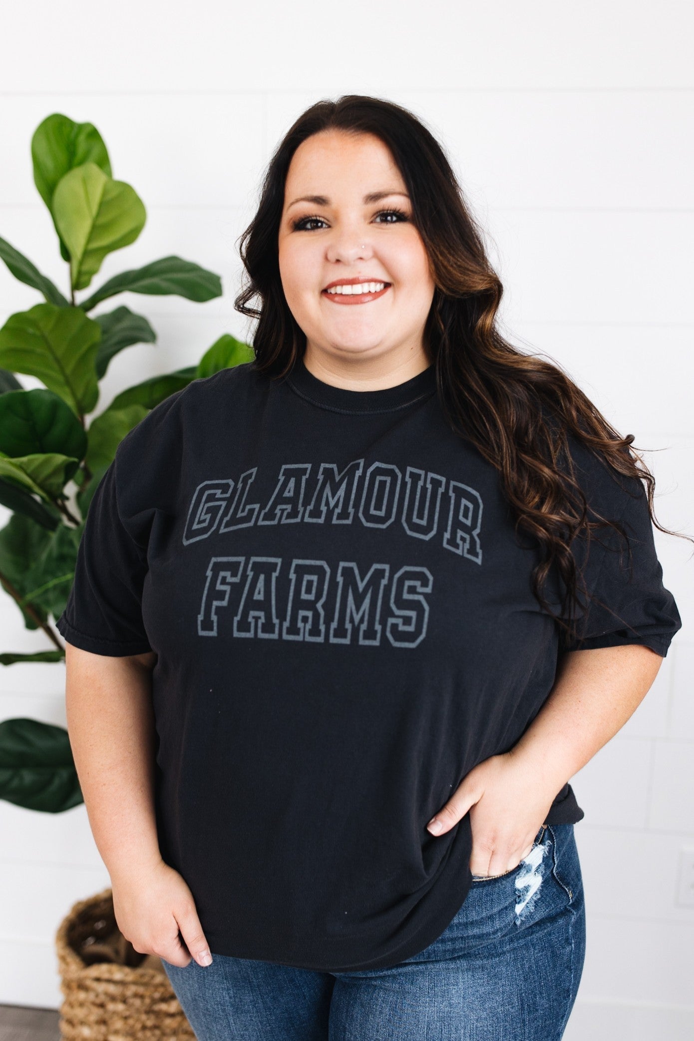 GF Logo Collegiate Graphic Tee