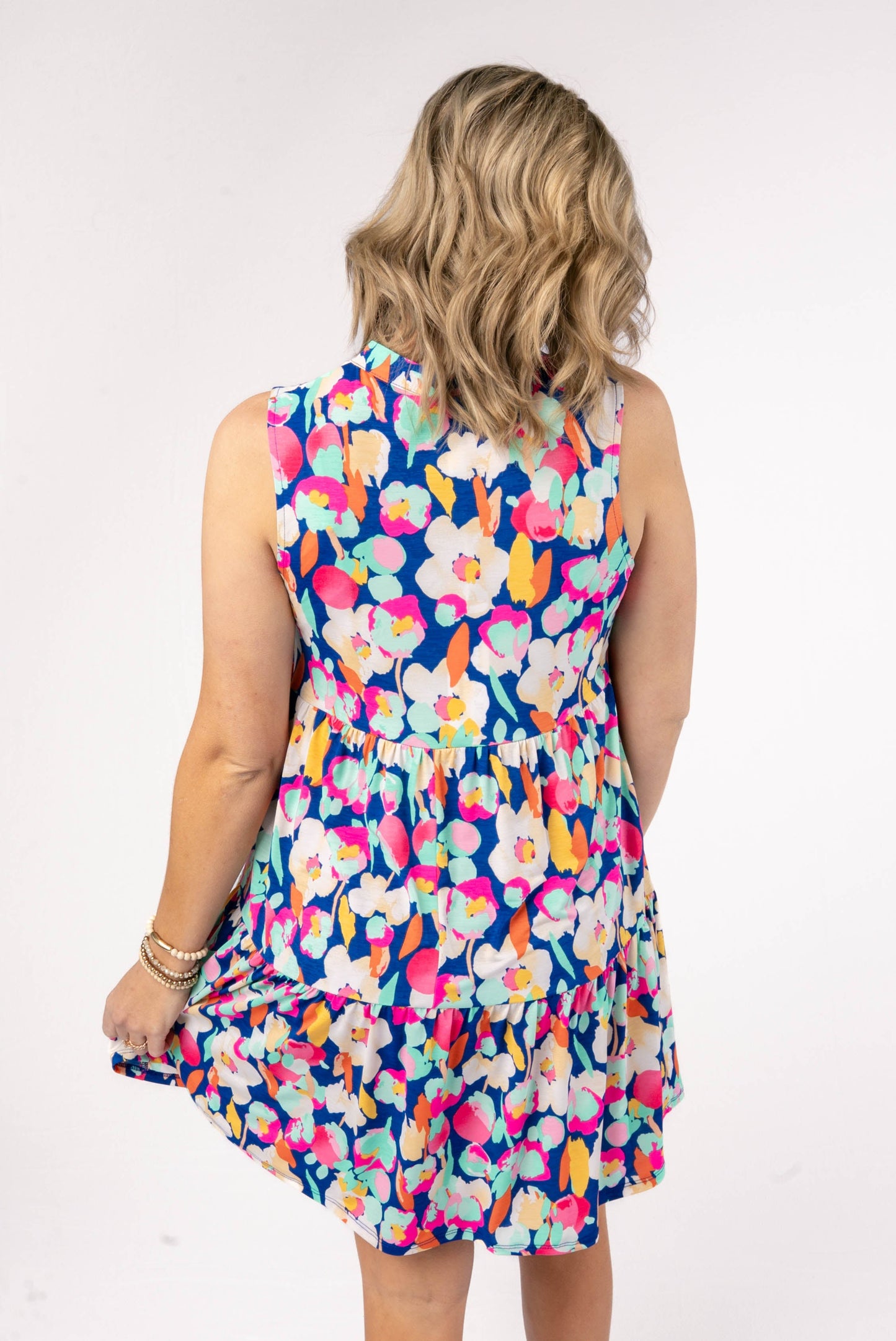 Liz Printed Tiered Dress *Final Sale*