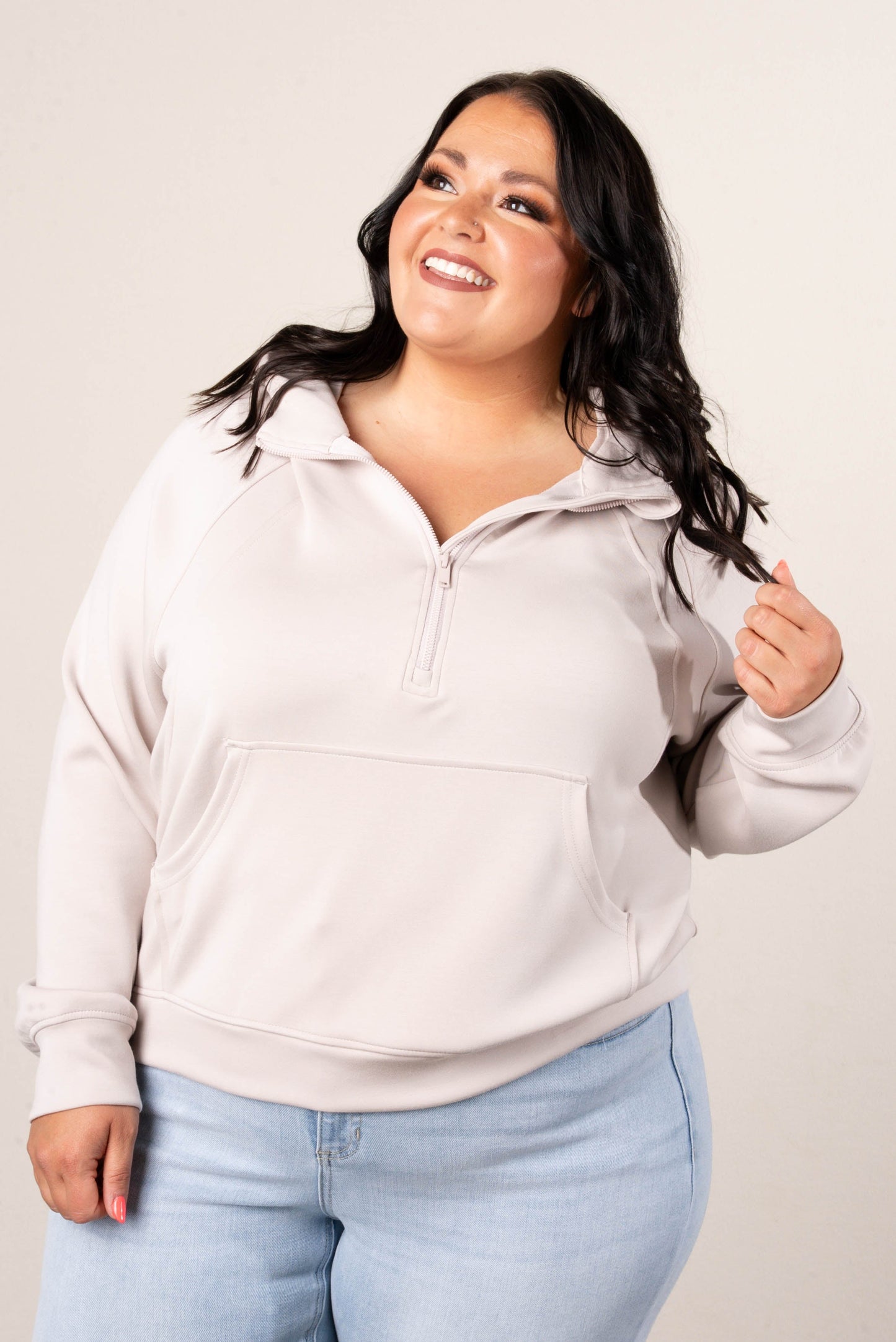 Scuba Half Zip Hooded Pullover