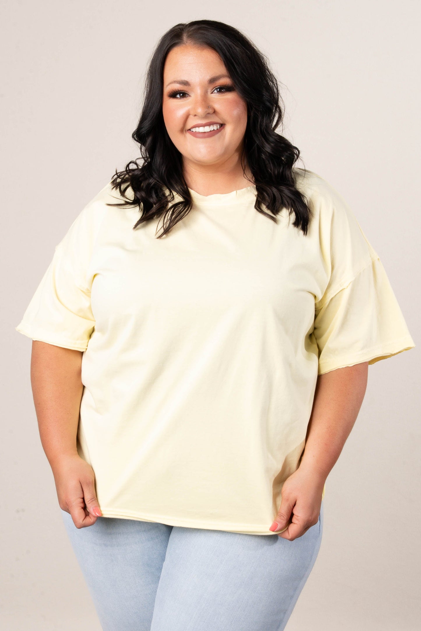 Washed Raw Seamed Tee