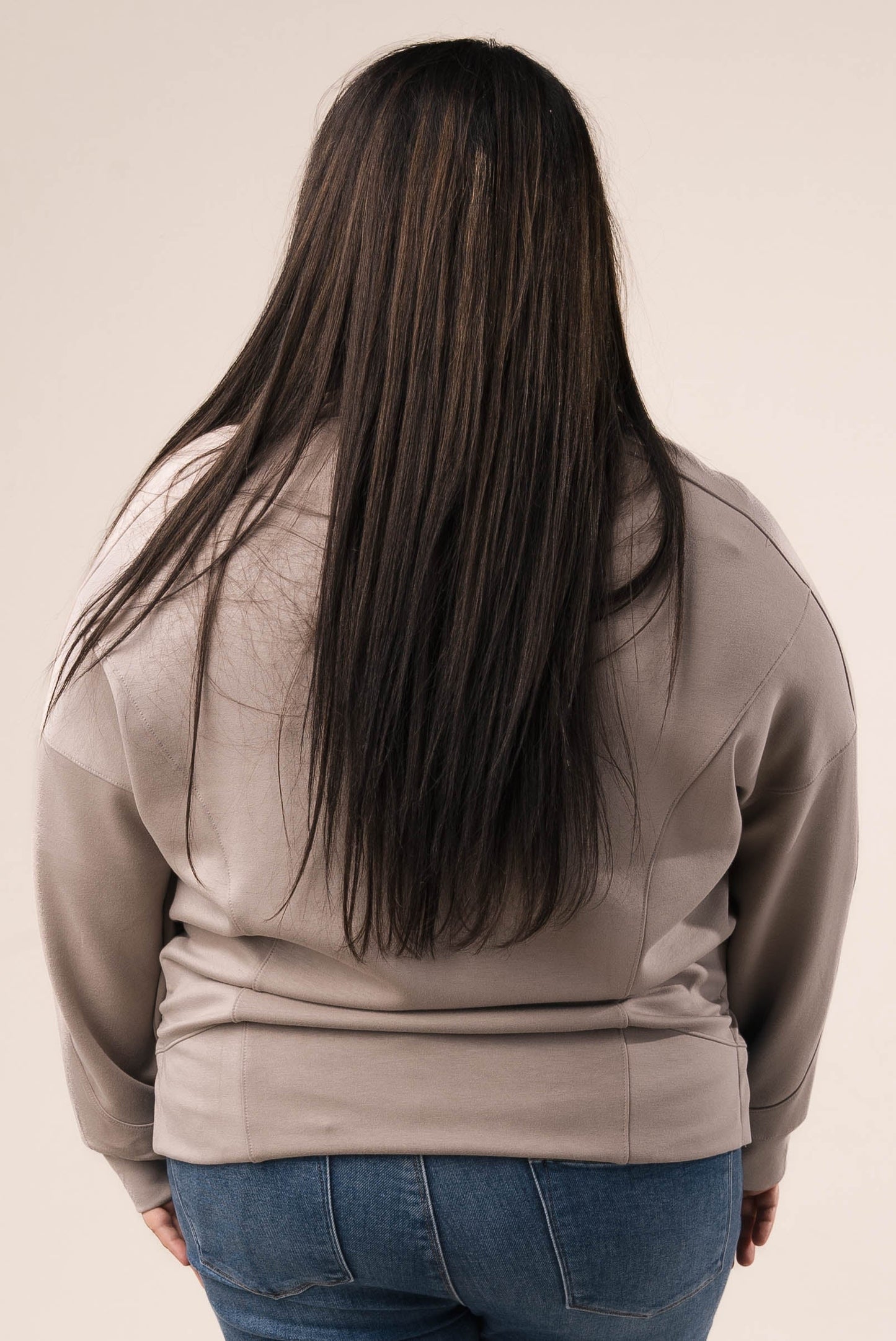 Seamed Half Zip Pullover *Final Sale*