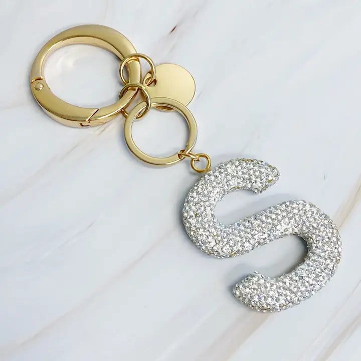 It Girl Initial Keychain