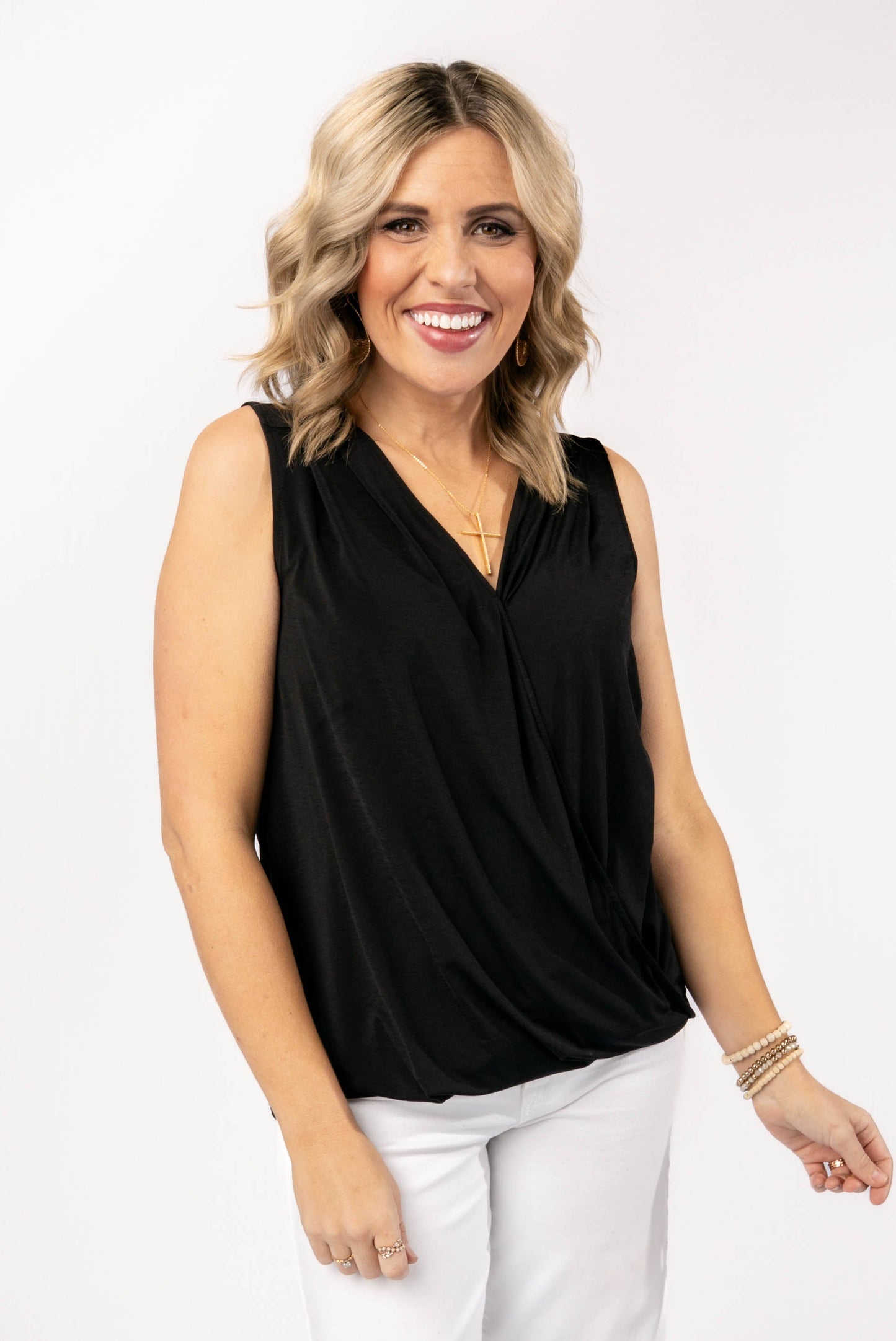 Charm Surplice Tank