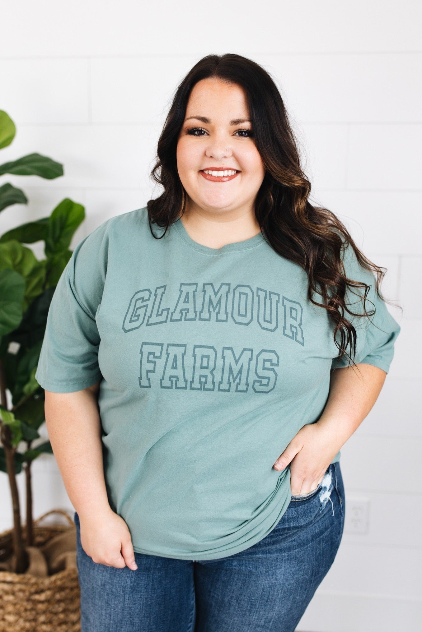 GF Logo Collegiate Graphic Tee
