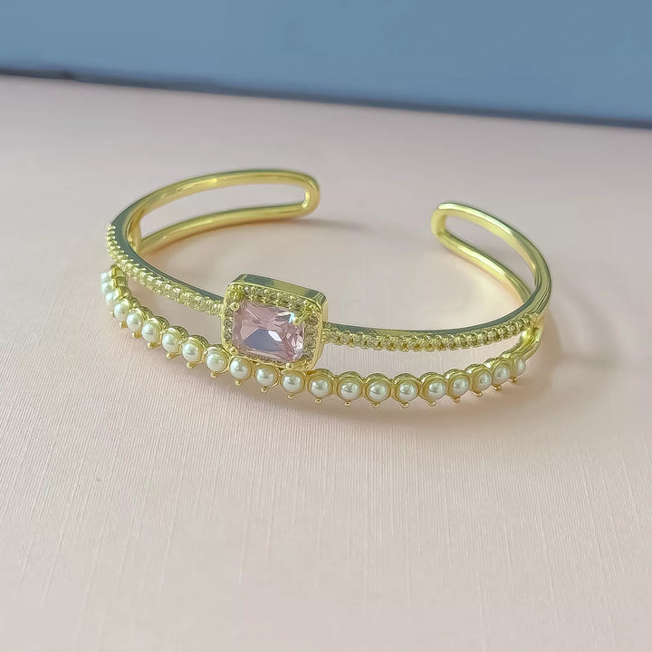 Pearl Mirage Cuff Bracelet