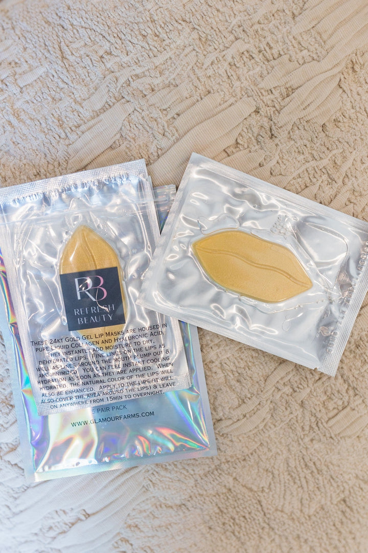 24kt Gold Gel Lip Mask - 5PK