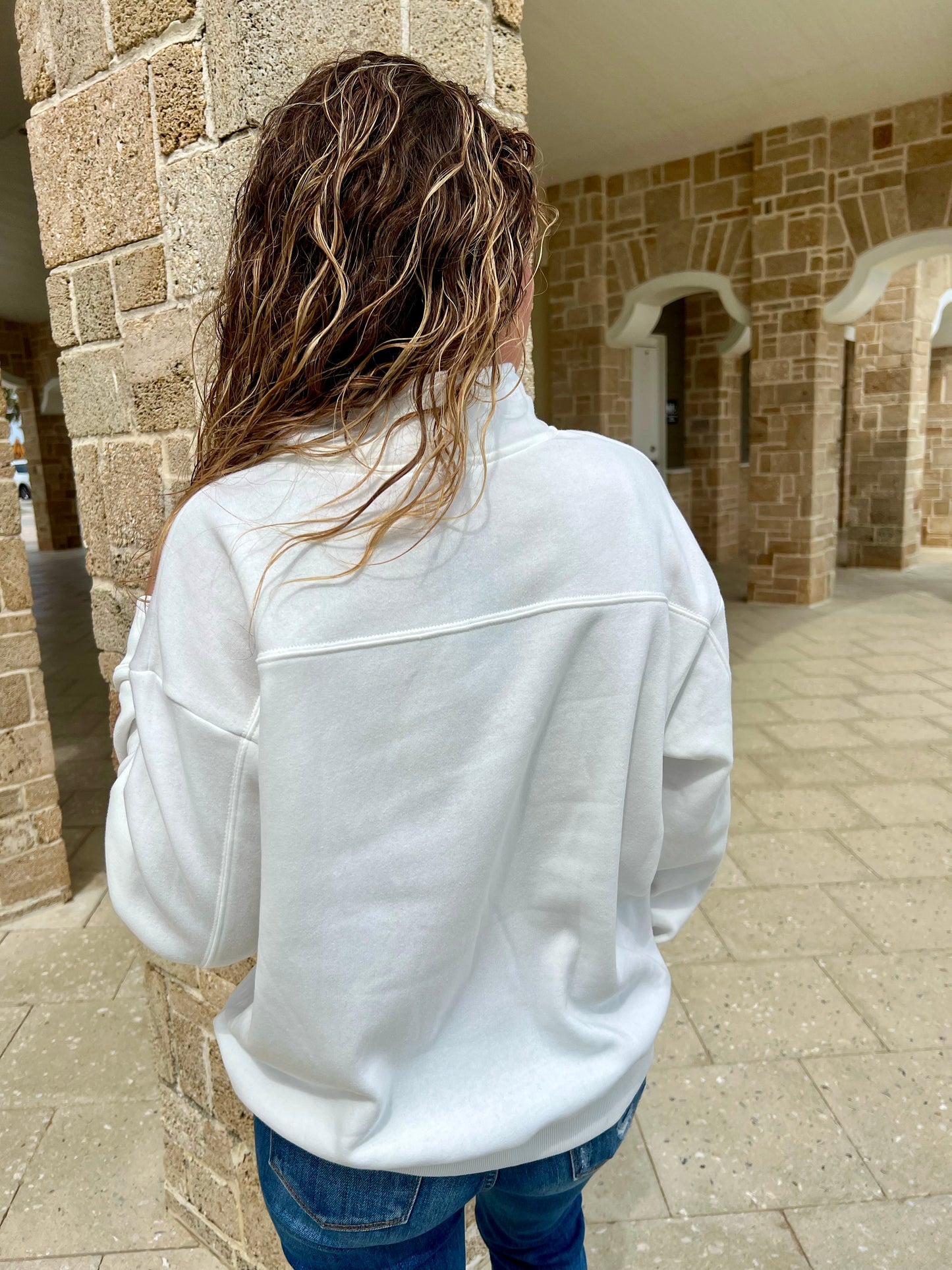 Chill In The Air Quarter Zip Sweatshirt
