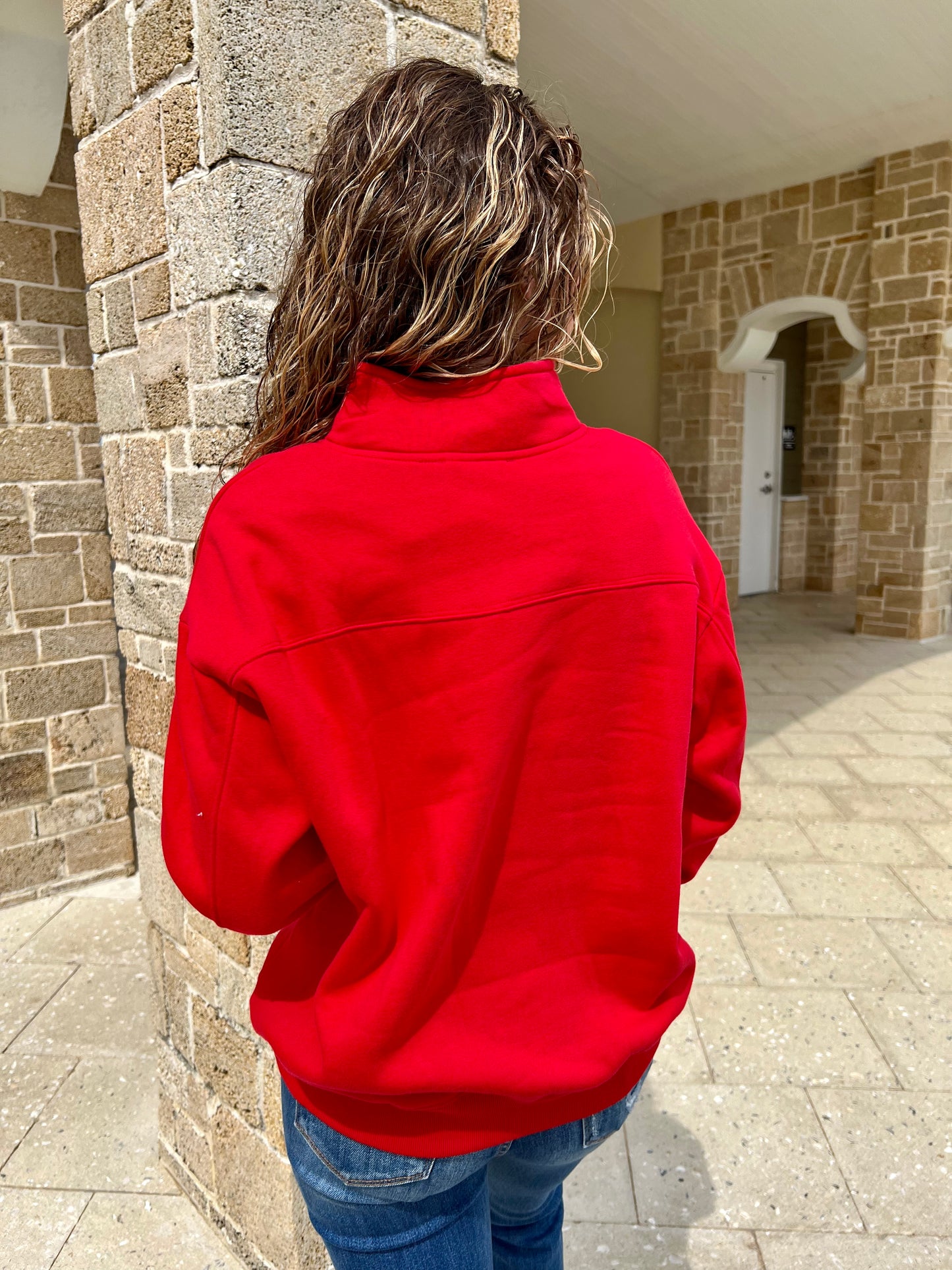 Chill In The Air Quarter Zip Sweatshirt