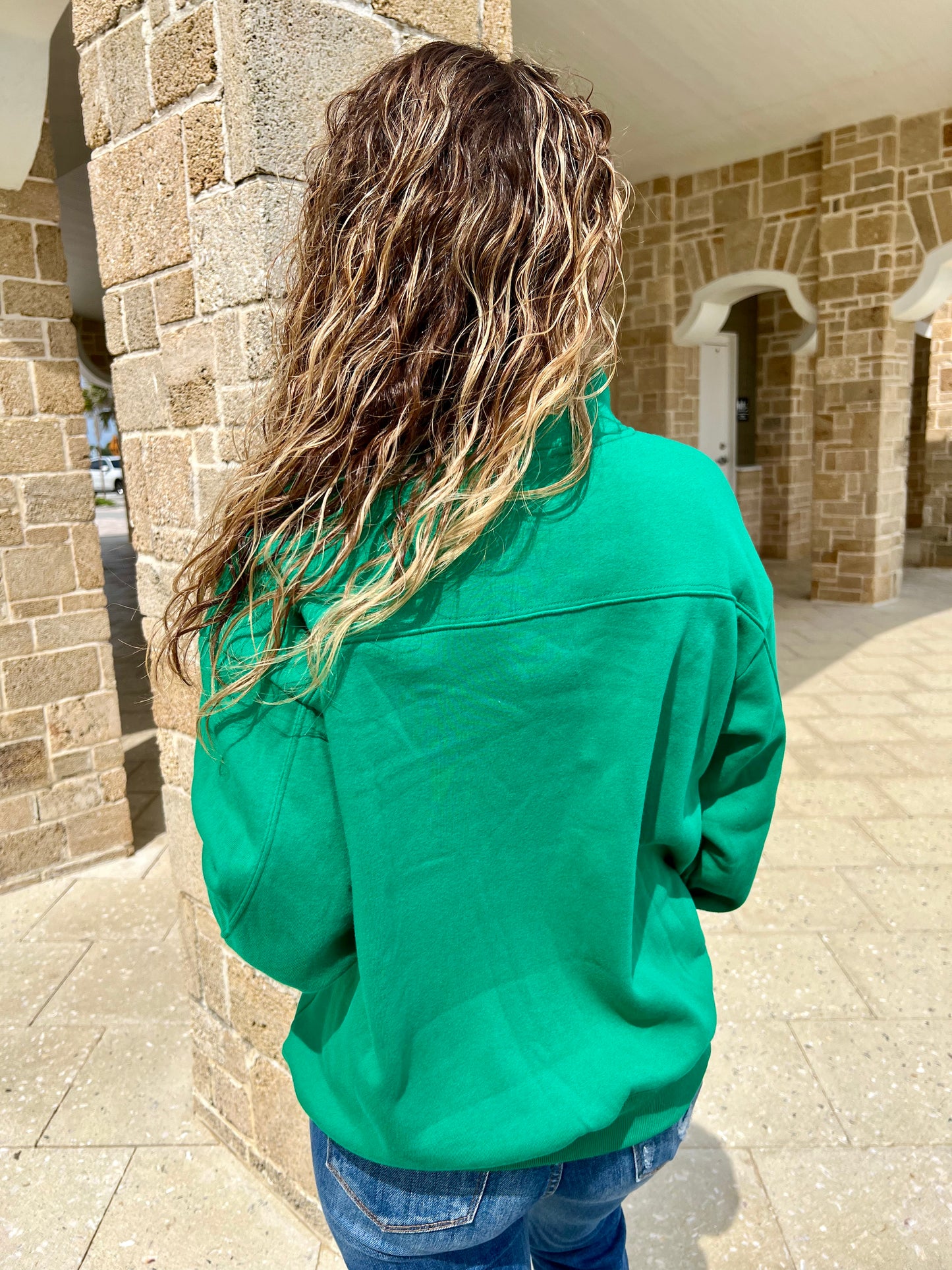Chill In The Air Quarter Zip Sweatshirt