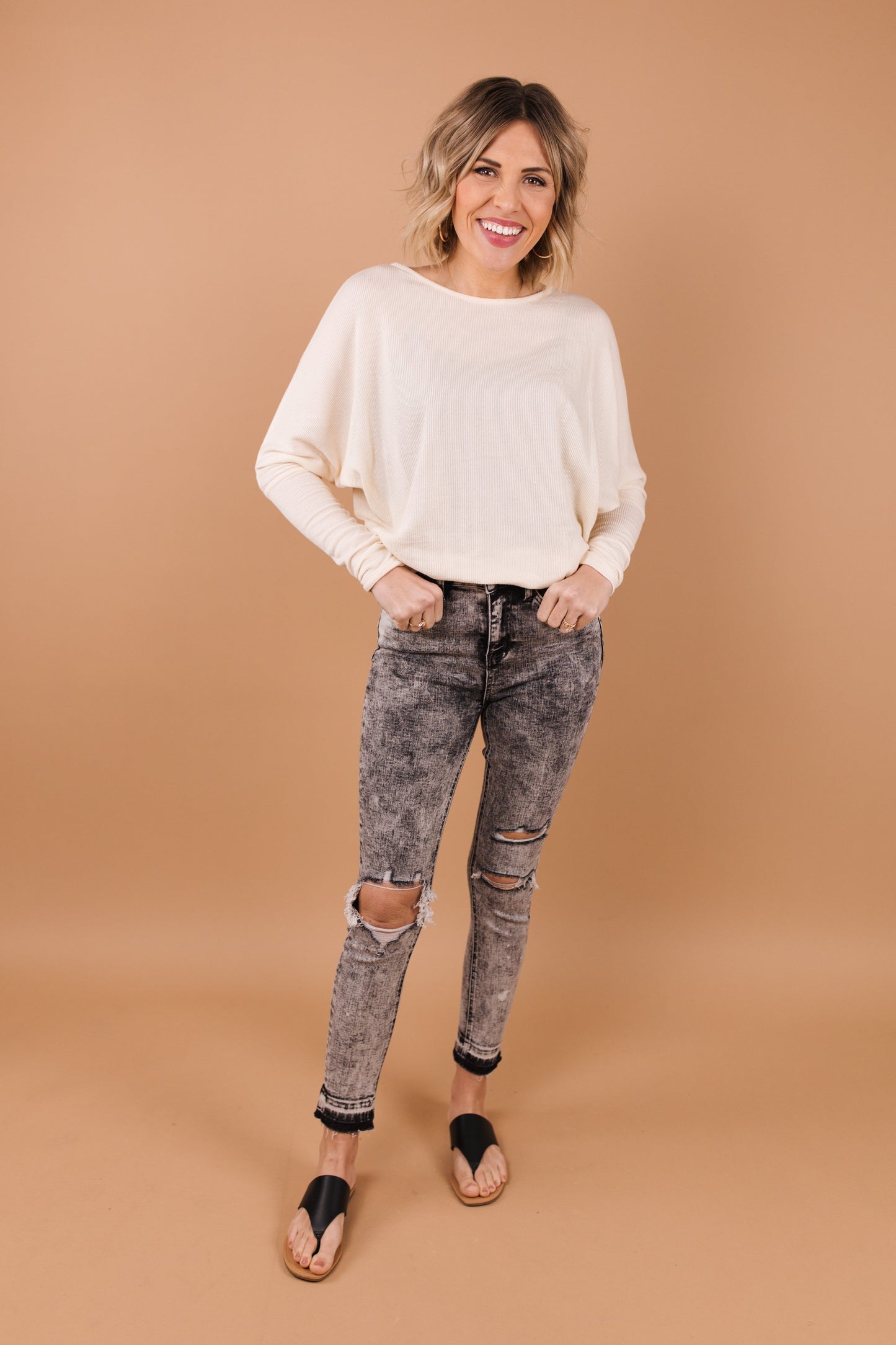 sku33848 | Vervet Mid Rise Crop Skinny Jean *Final Sale*