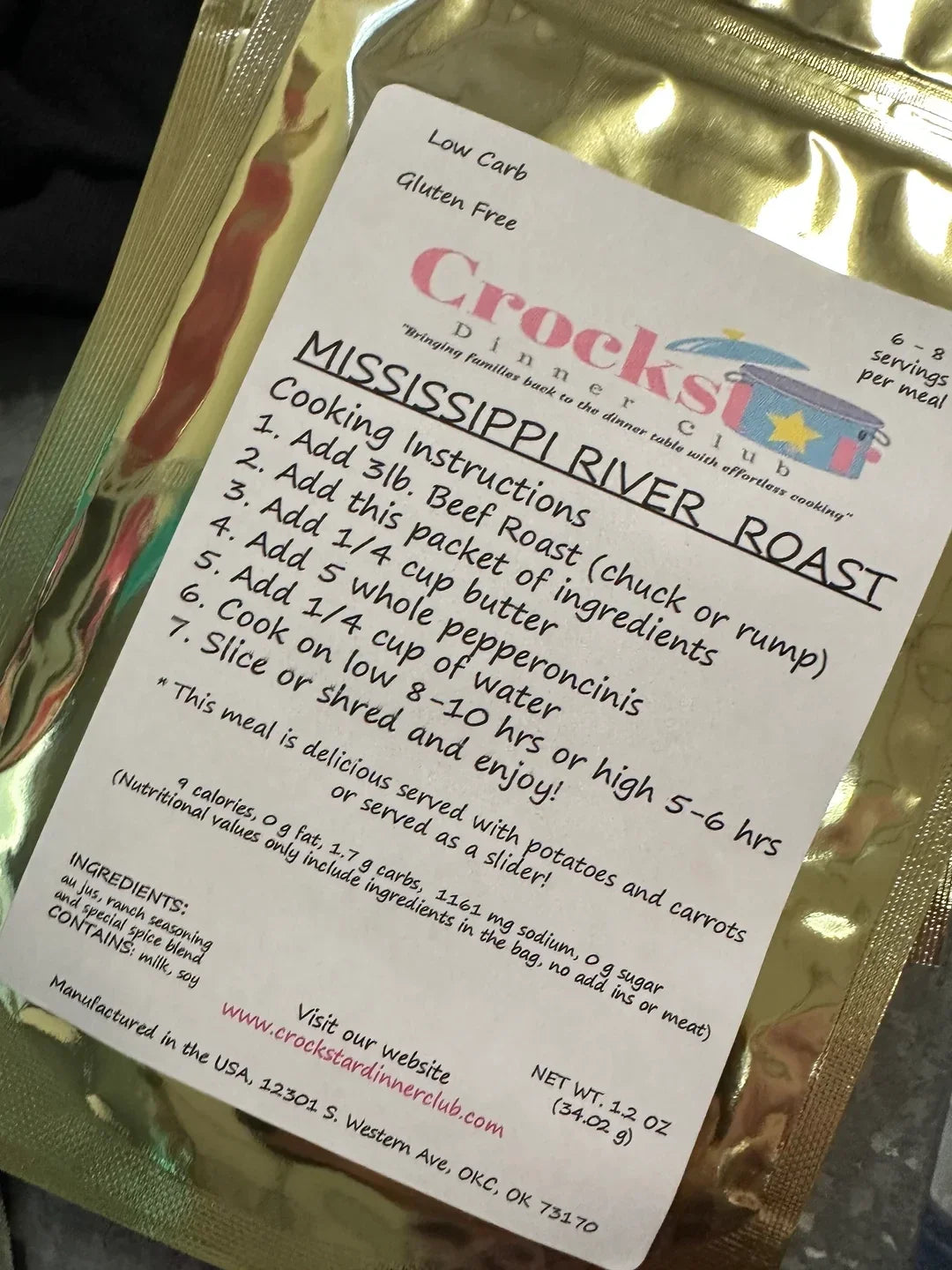 Crockstar Crockpot Beef Meal Kits