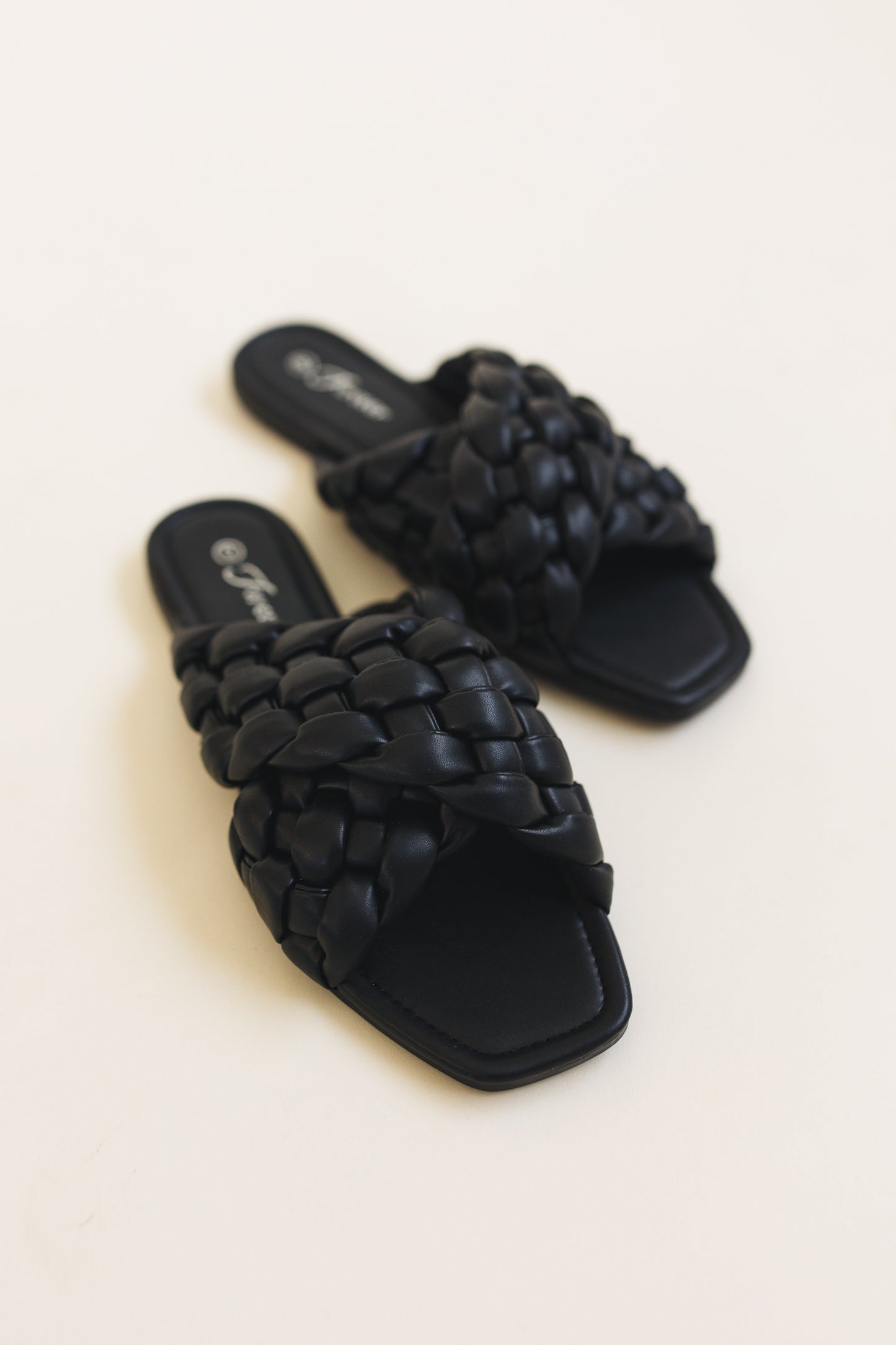 sku30413 | **Daily Deal** Braided Square Toe Slide Sandal *Final Sale*