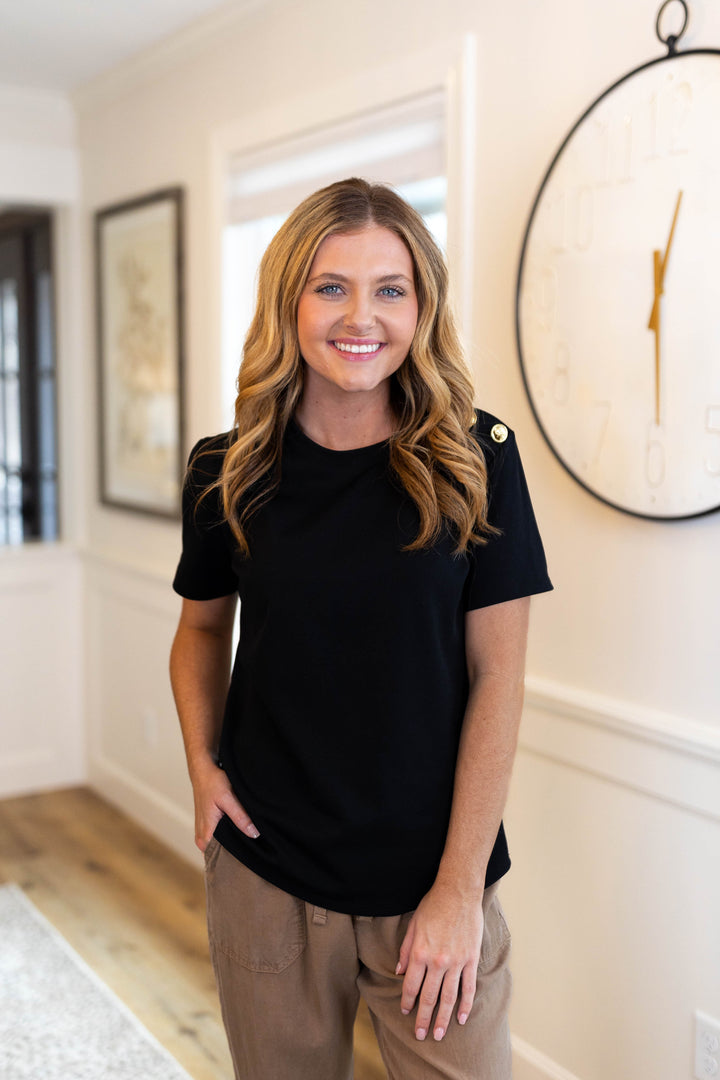 Button Detail Top *Final Sale*