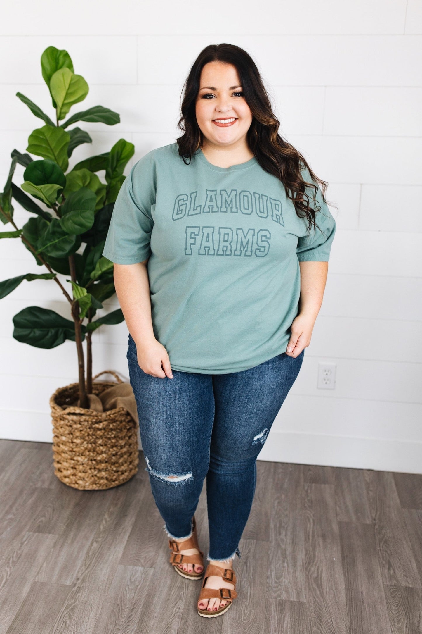 GF Logo Collegiate Graphic Tee
