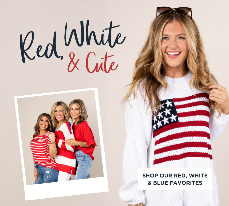 Red, White and Blue Looks