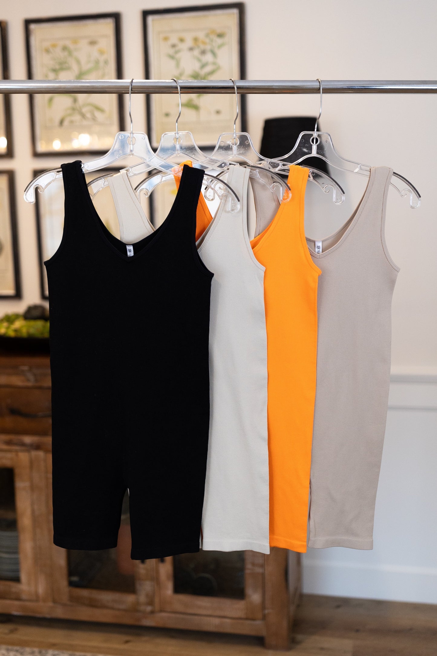 Seamless Ribbed Romper *Final Sale*