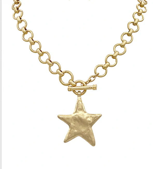 Celestial Star Toggle Necklace