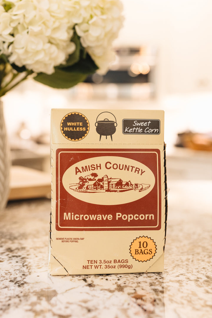 Amish Country Microwaveable Kettle Popcorn - 10 pk
